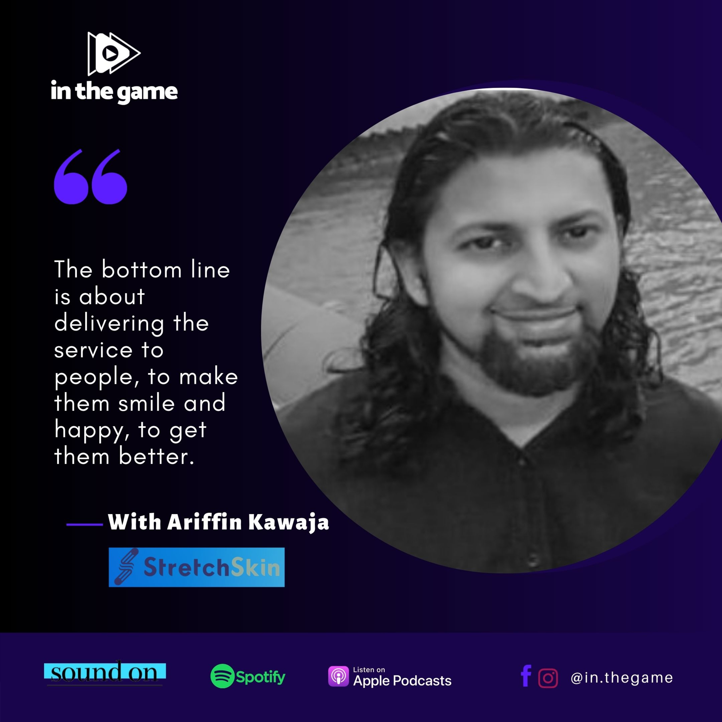 Stretch Skins - With Ariffin Kawaja | In The Game Sports Podcast