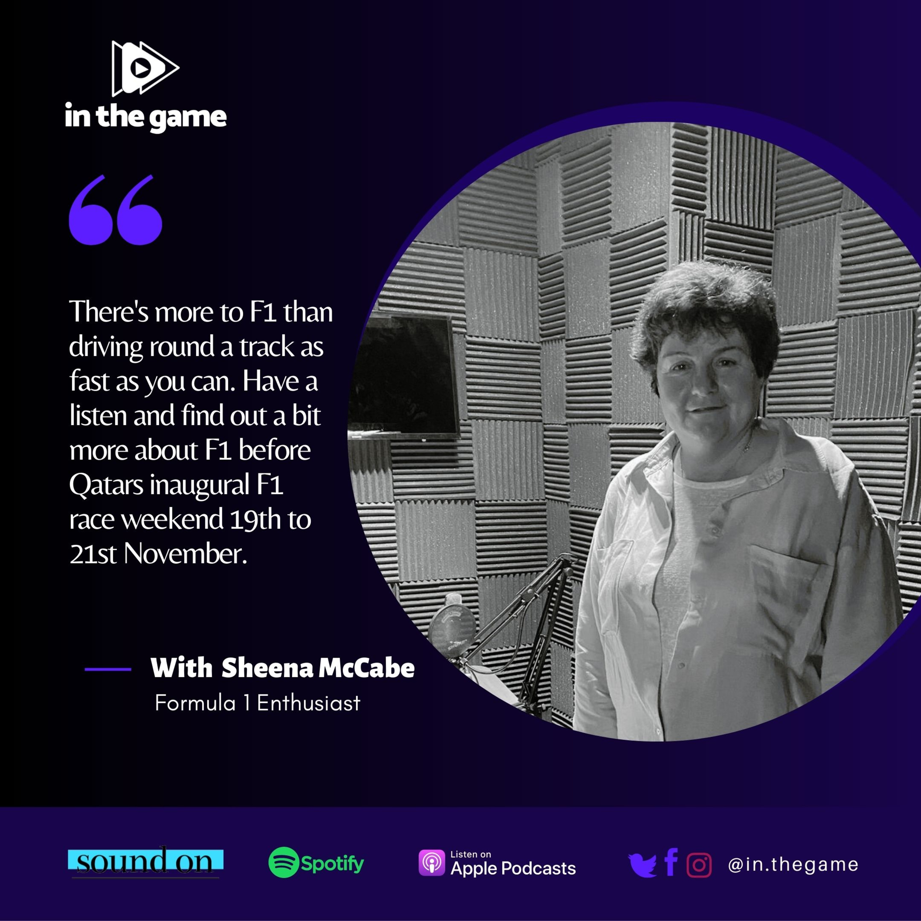 Sheena McCabe - One Of The Most Knowledgeable Ladies When It Comes To Formula One