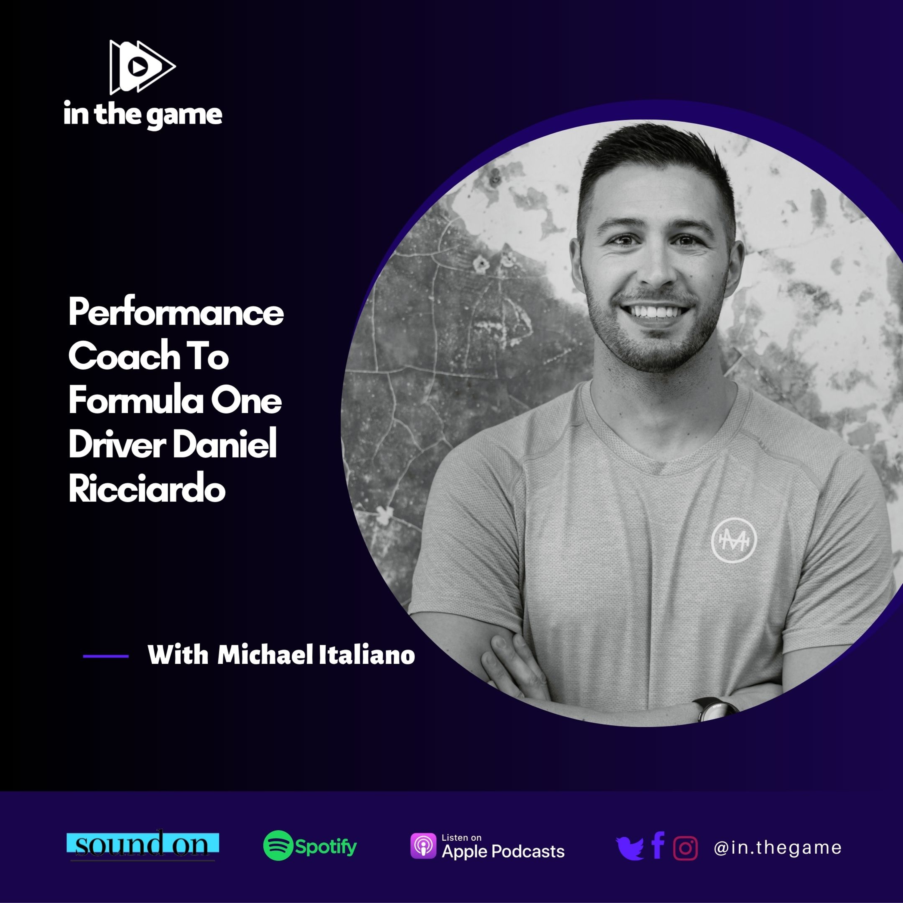 Performance Coach To Formula One Driver Daniel Ricciardo