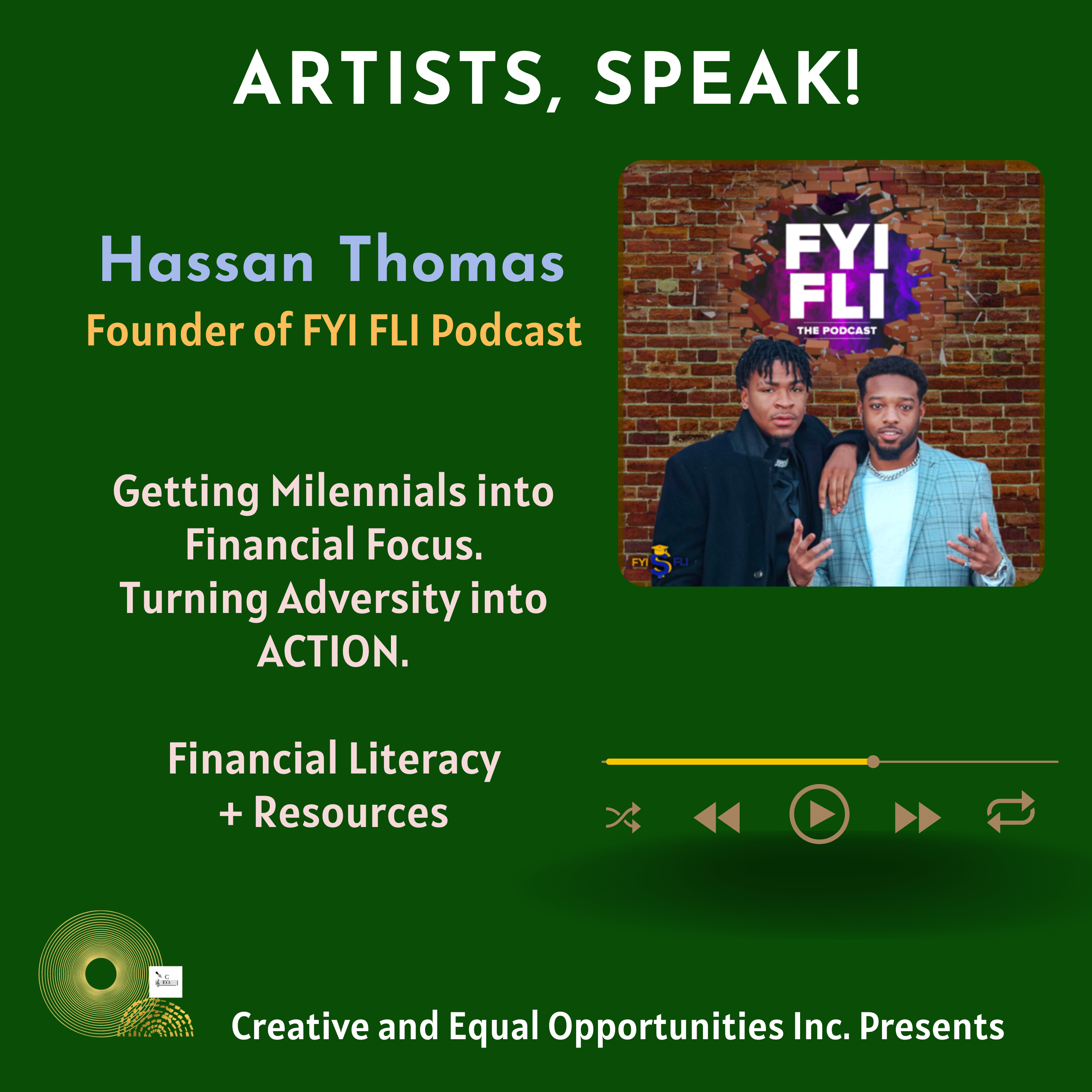 Special Guest, Hassan Thomas - FYI FLI Podcast