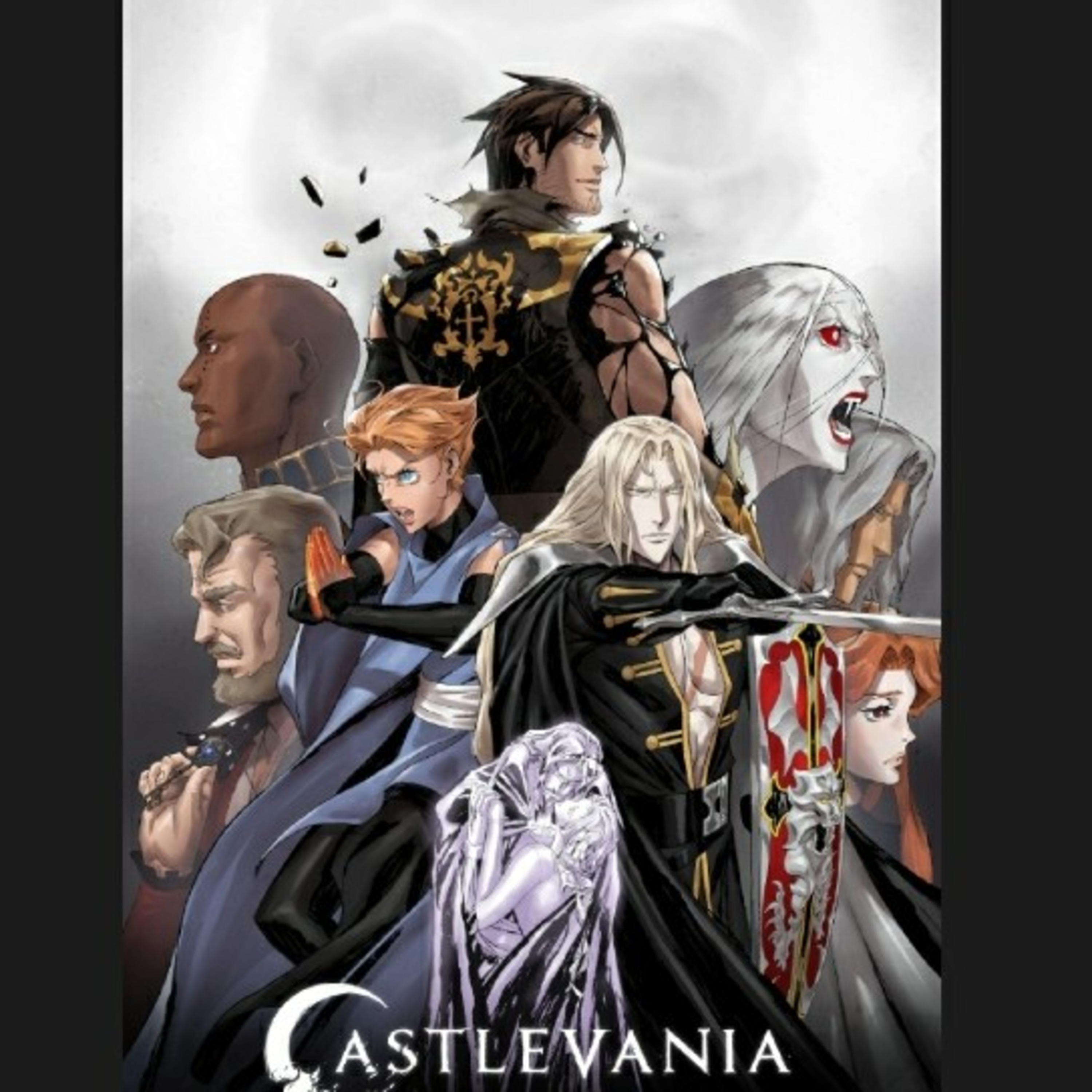Castlevania Netflix anime season 1-4 episode artwork