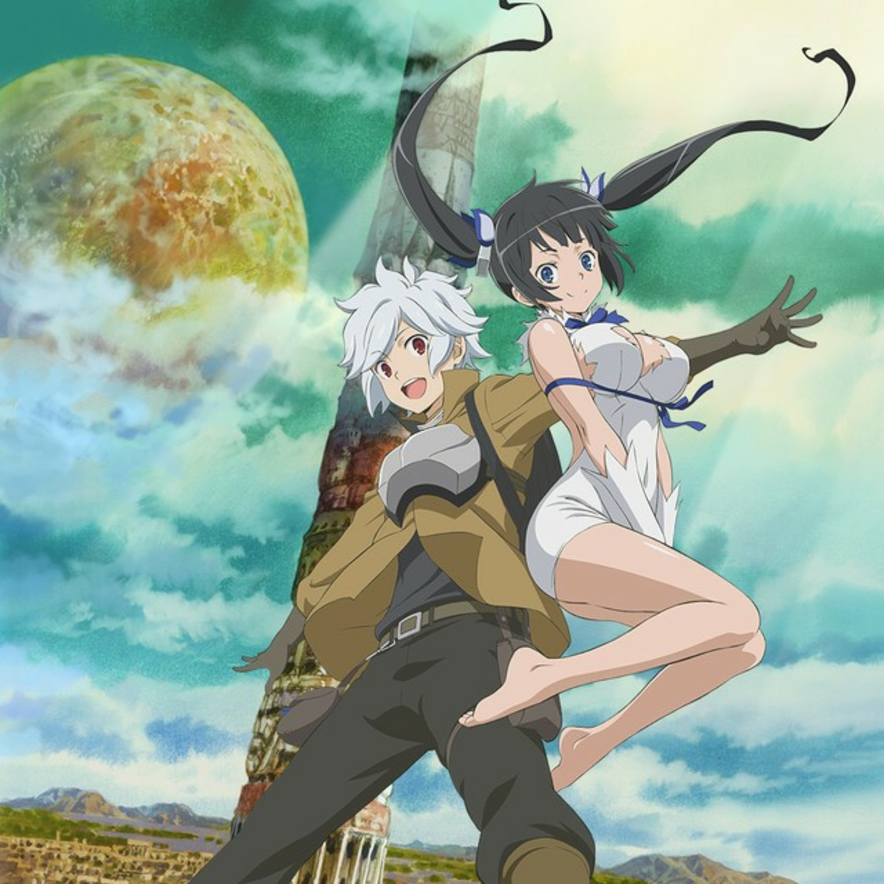 Anime review: Is it wrong to try to pick up girls in a dungeon season 1 episode artwork