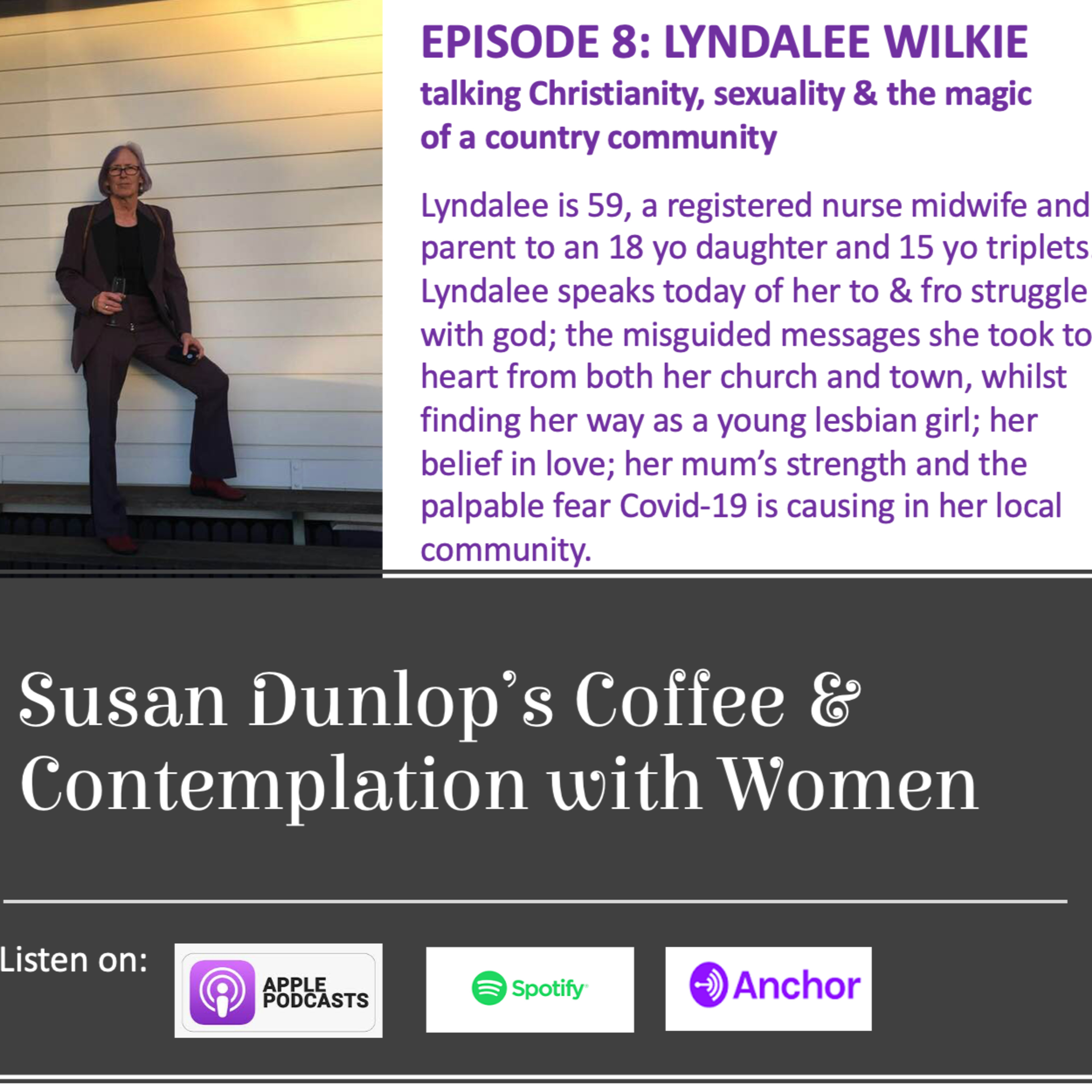 Episode 8: talking Christianity, sexuality & the magic of a country community with Lyndalee Wilkie episode artwork