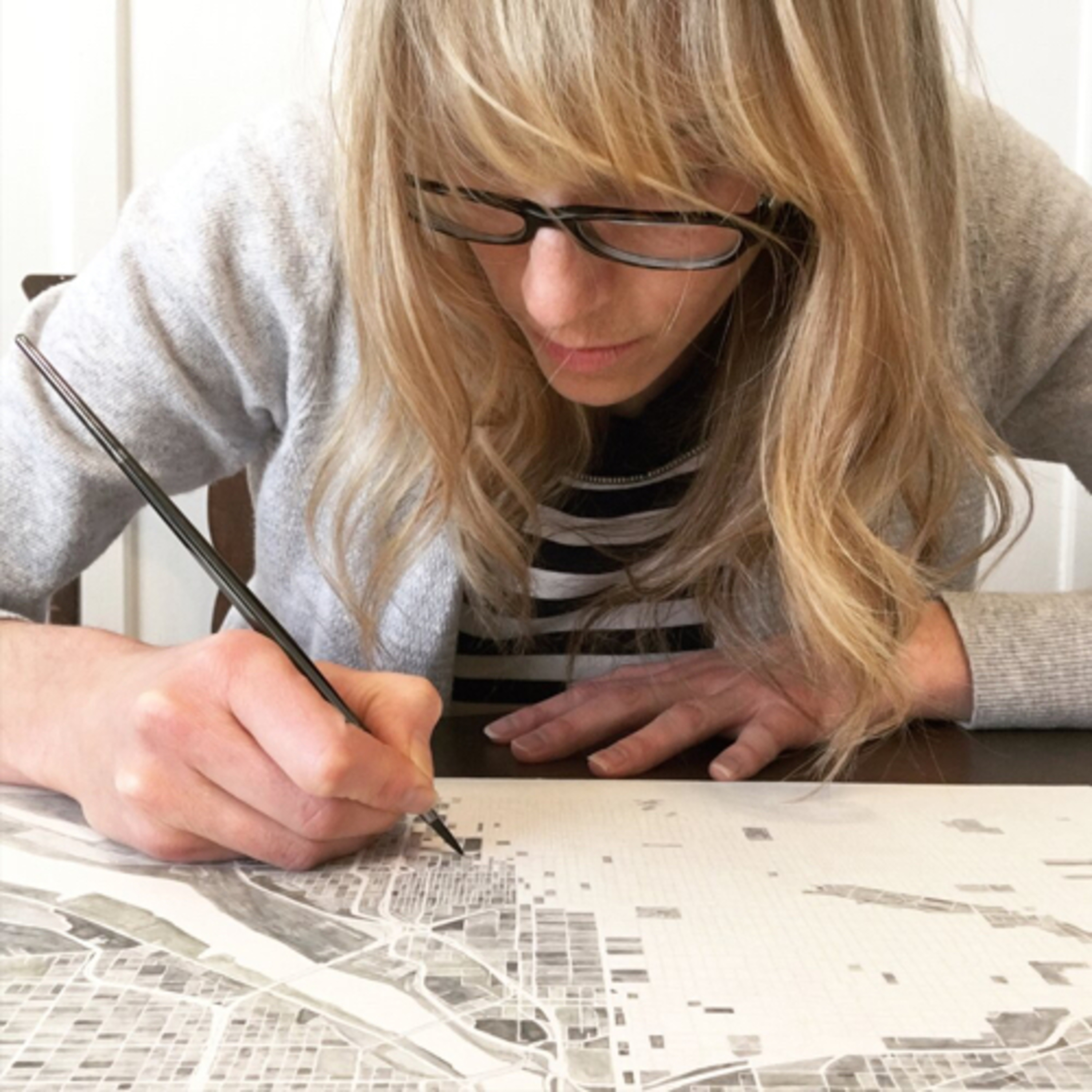 Kirsten Sparenborg Brinton, Architectural Map-Drawings episode artwork