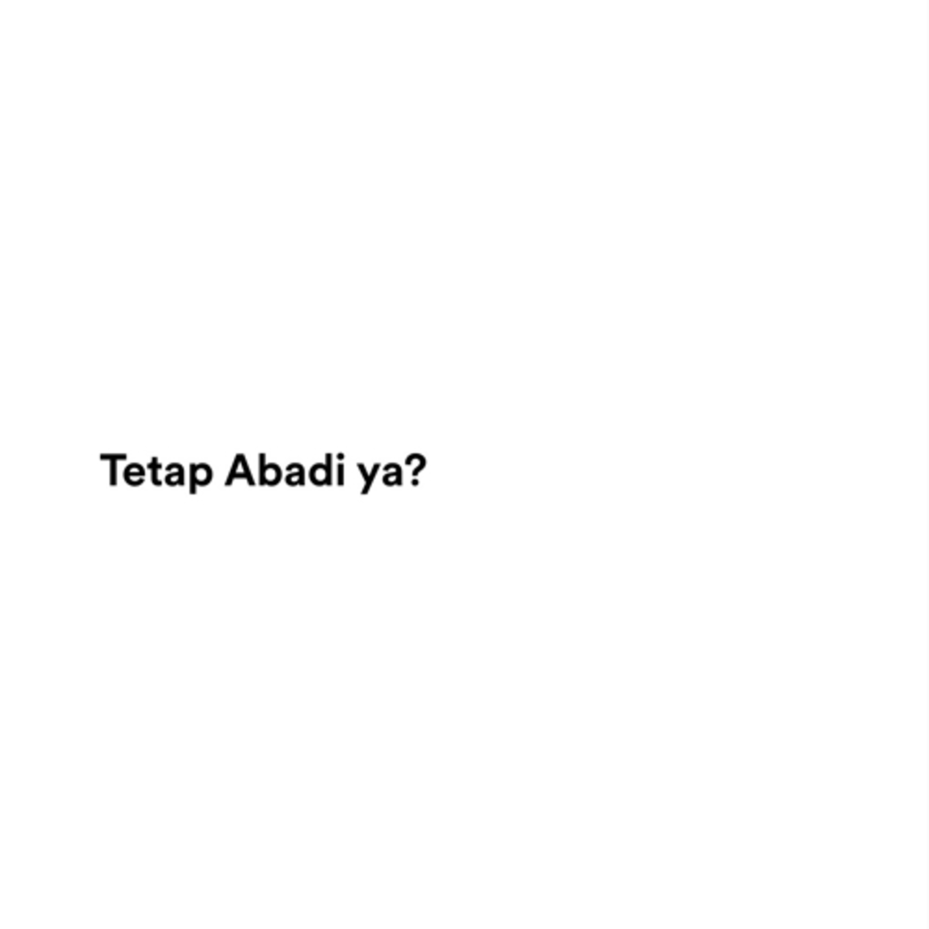 20. Tetap Abadi ya? episode artwork