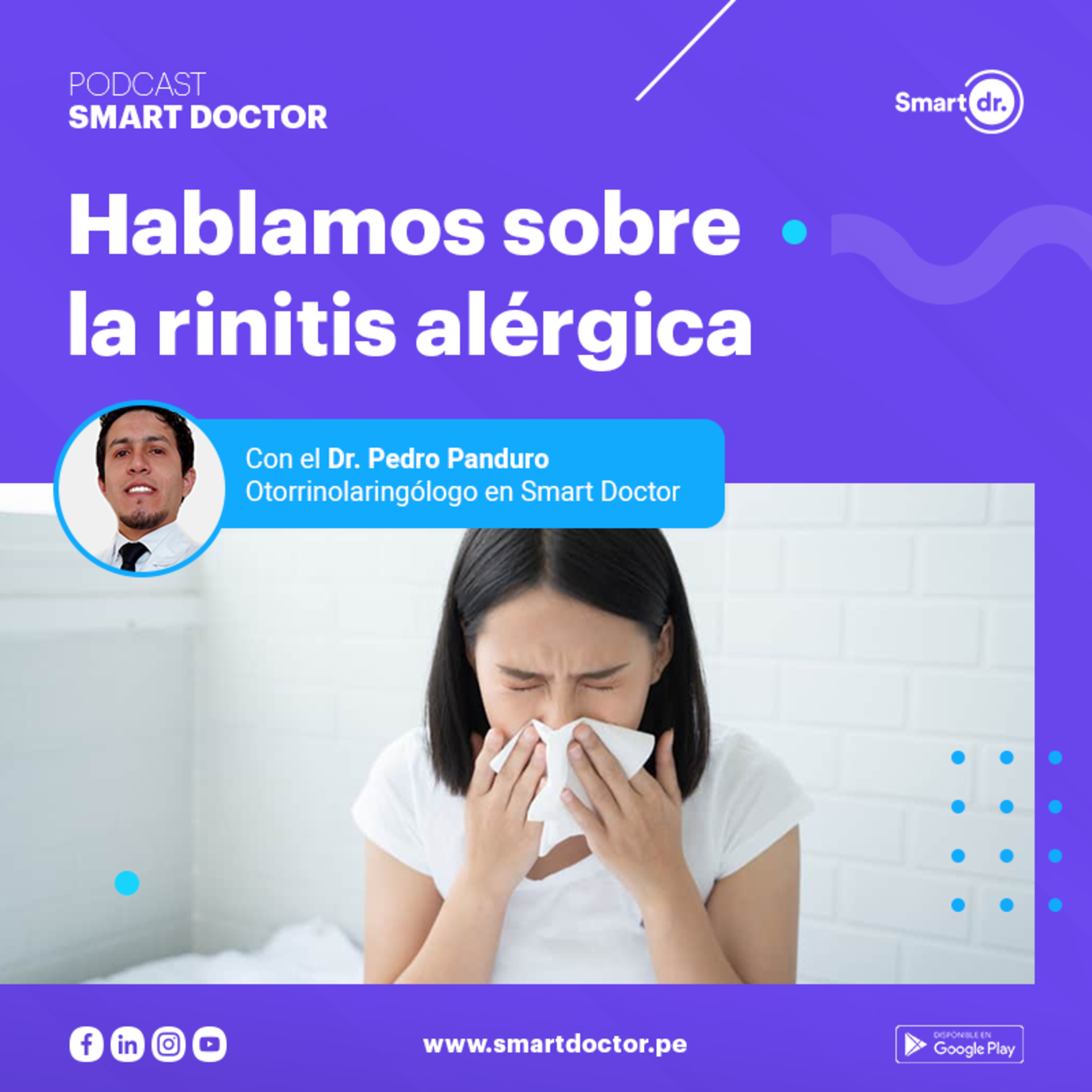 Hoy hablamos sobre la rinitis alérgica.