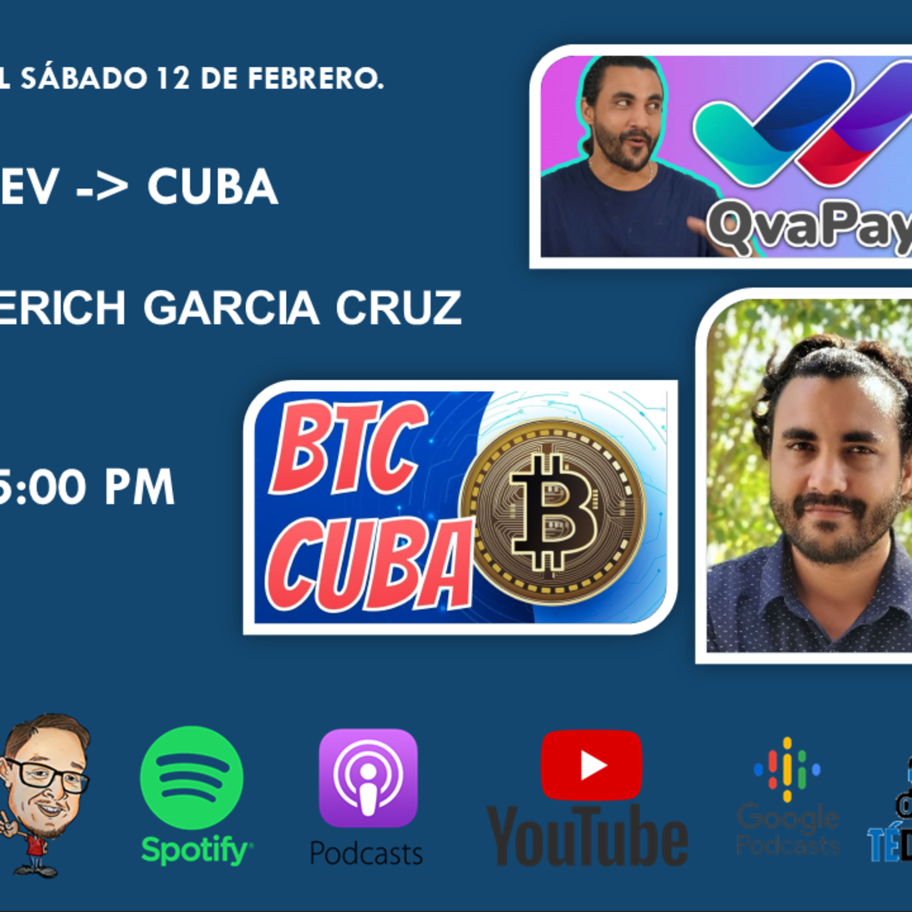 Hablemos de una ¿Cuba tecnológica? y del #BitCoin en la isla. episode artwork