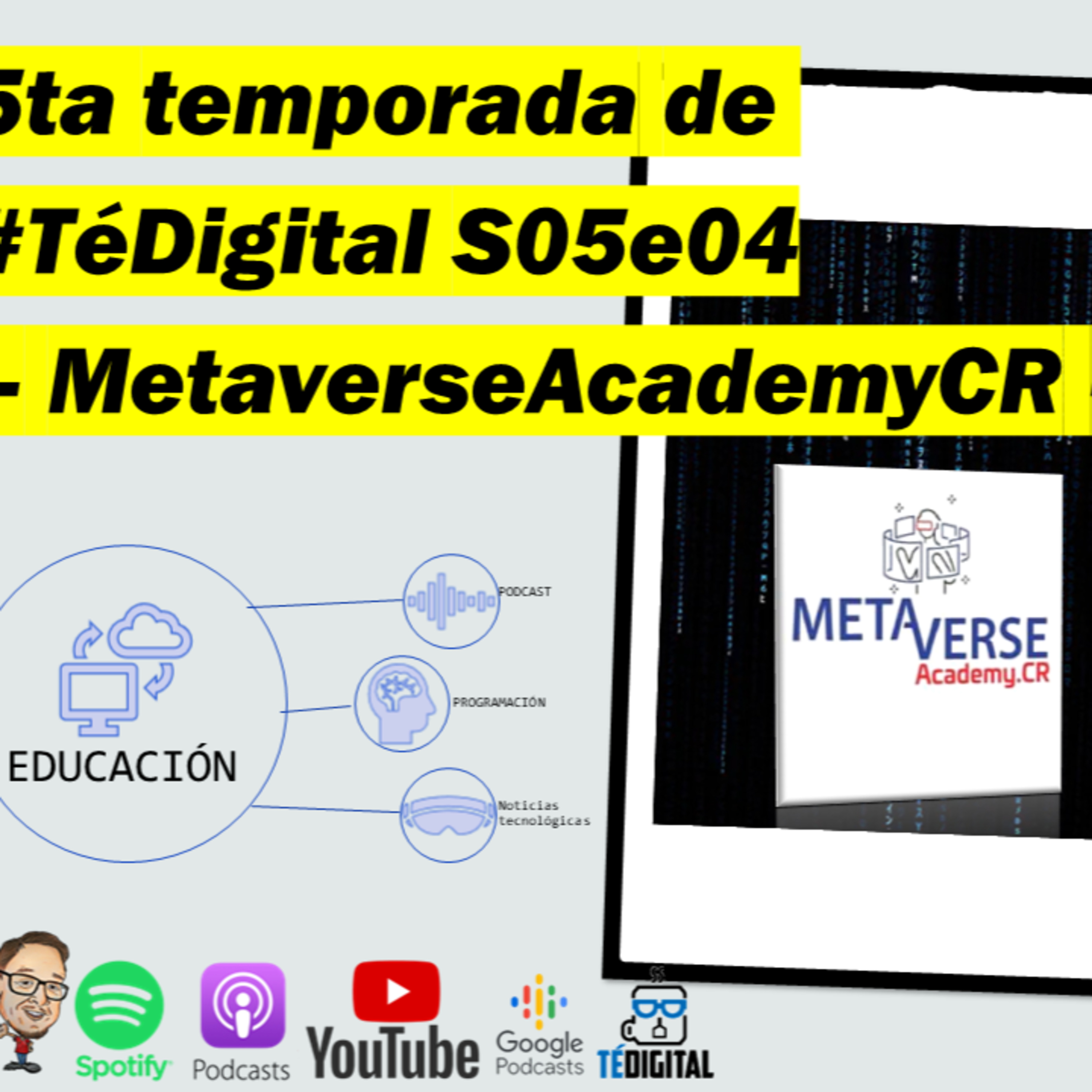 Podcast #TéDigital - Metaverse Academy CR - S05e04 episode artwork