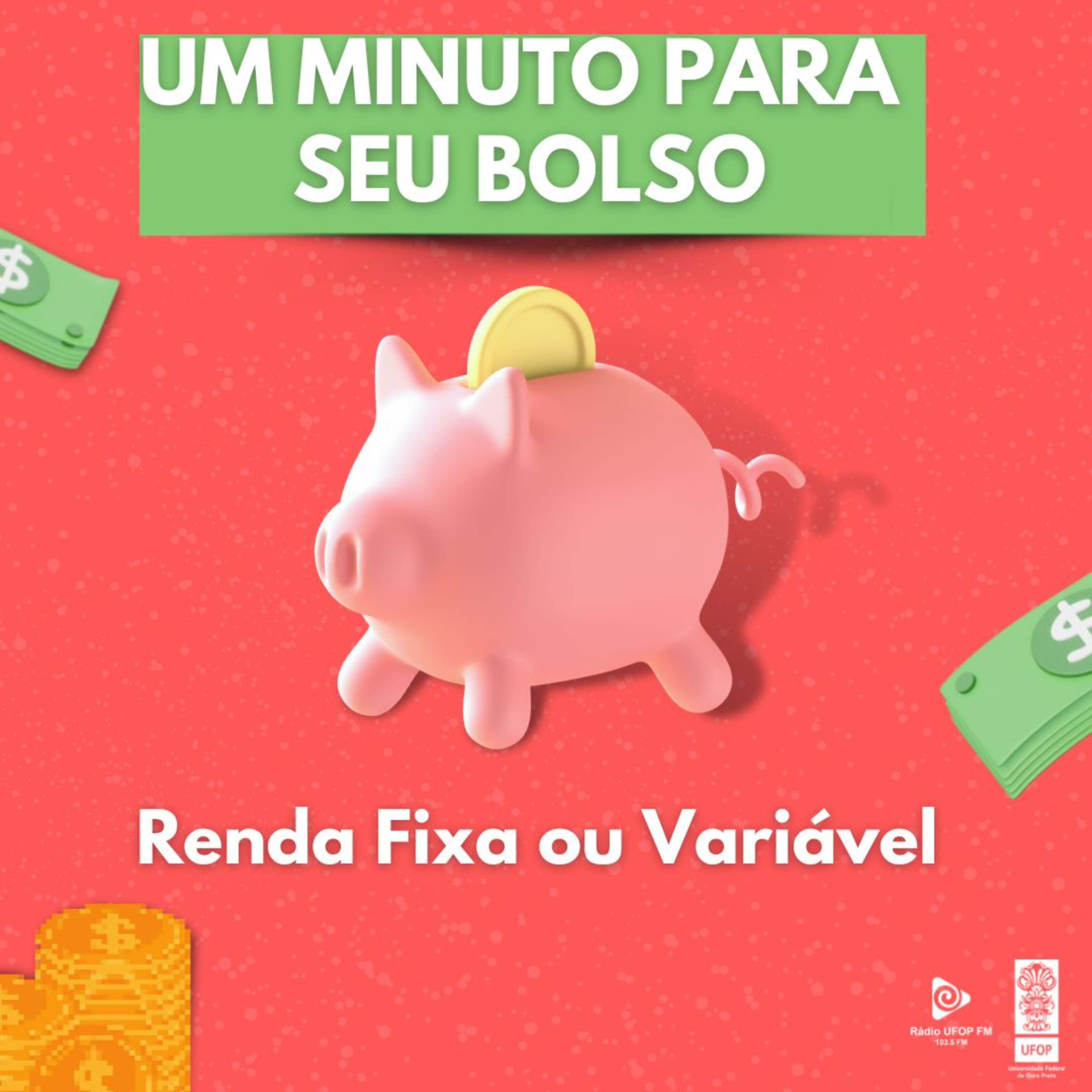 EP #10. UM MINUTO PARA SEU BOLSO: Renda Fixa ou Variável  episode artwork