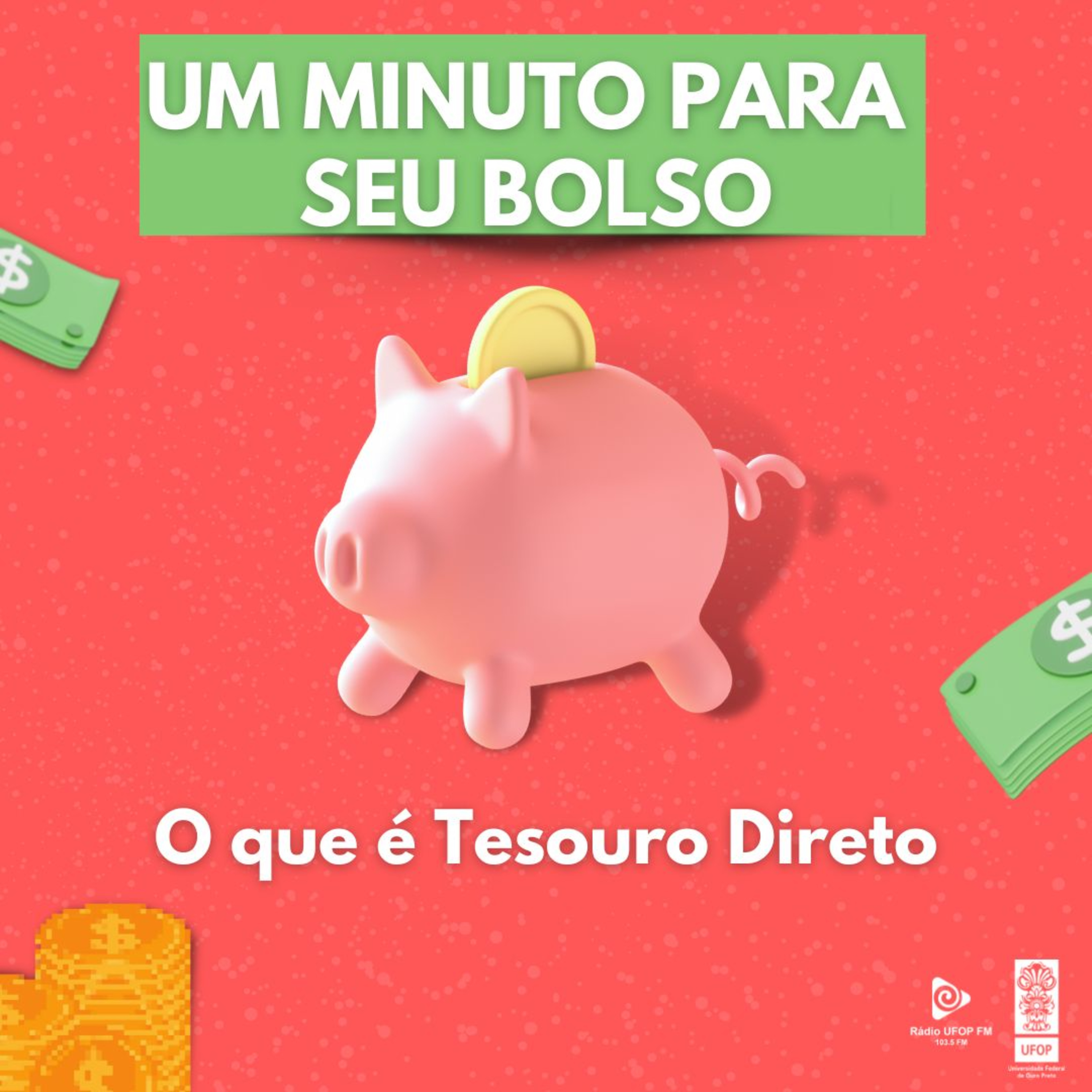 EP #11. UM MINUTO PARA SEU BOLSO: O que é tesouro direto episode artwork