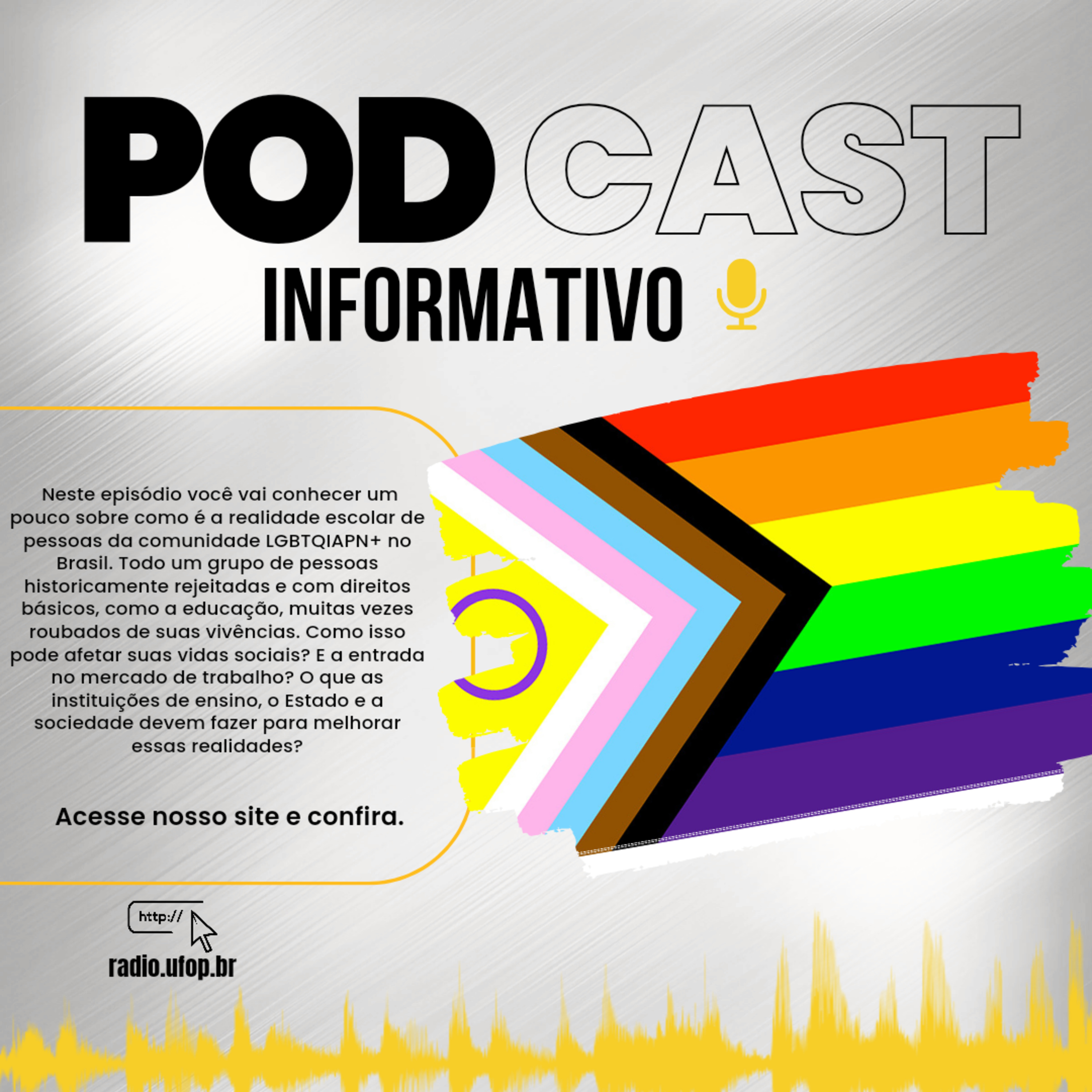 PODCAST INFORMATIVO: Educação - Comunidade LGBTQIAPN + episode artwork