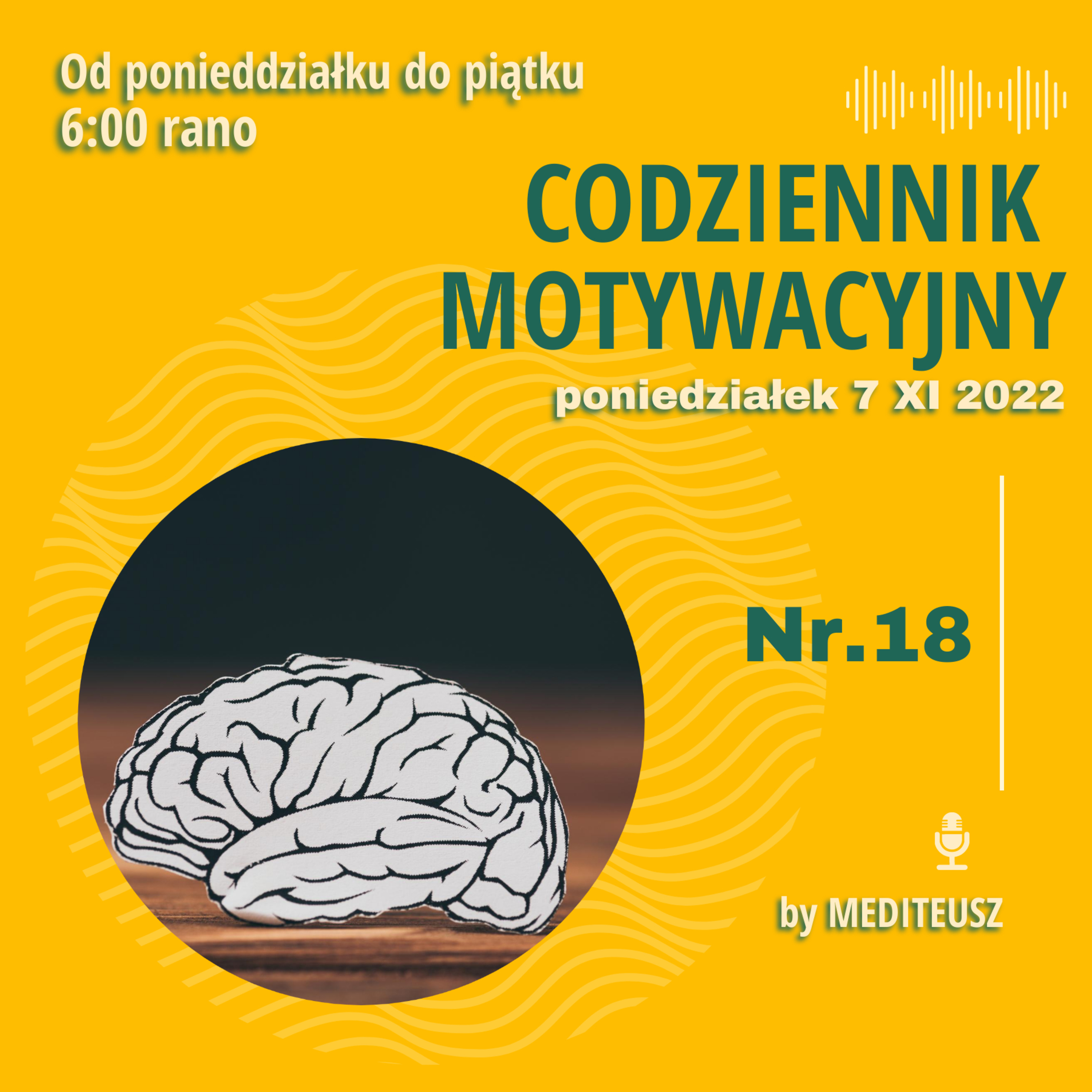 CODZIENNIK MOTYWACYJNY #18 7 XI 2022 episode artwork