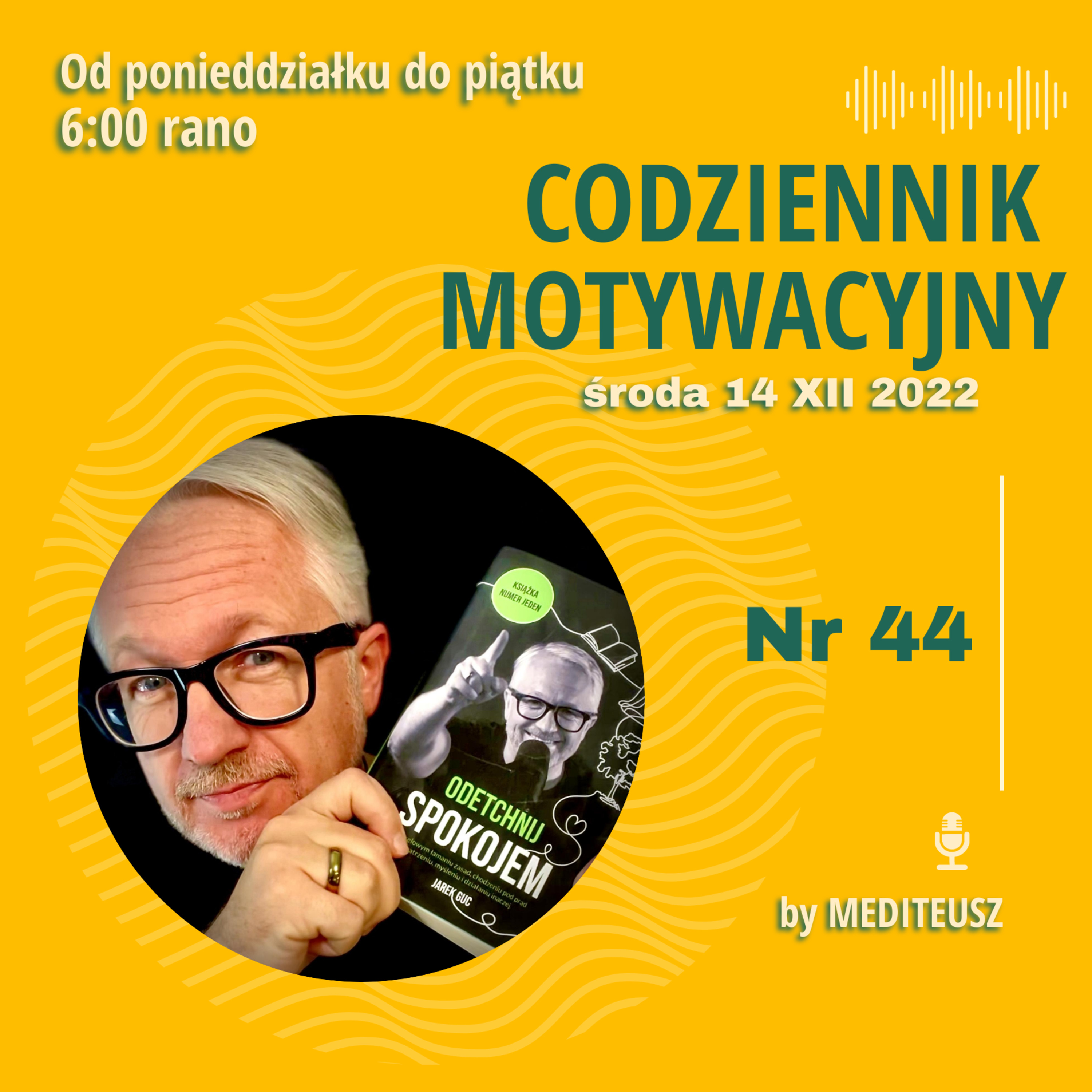 CODZIENNIK MOTYWACYJNY #44 ŚRODA 14 XII 2022 episode artwork