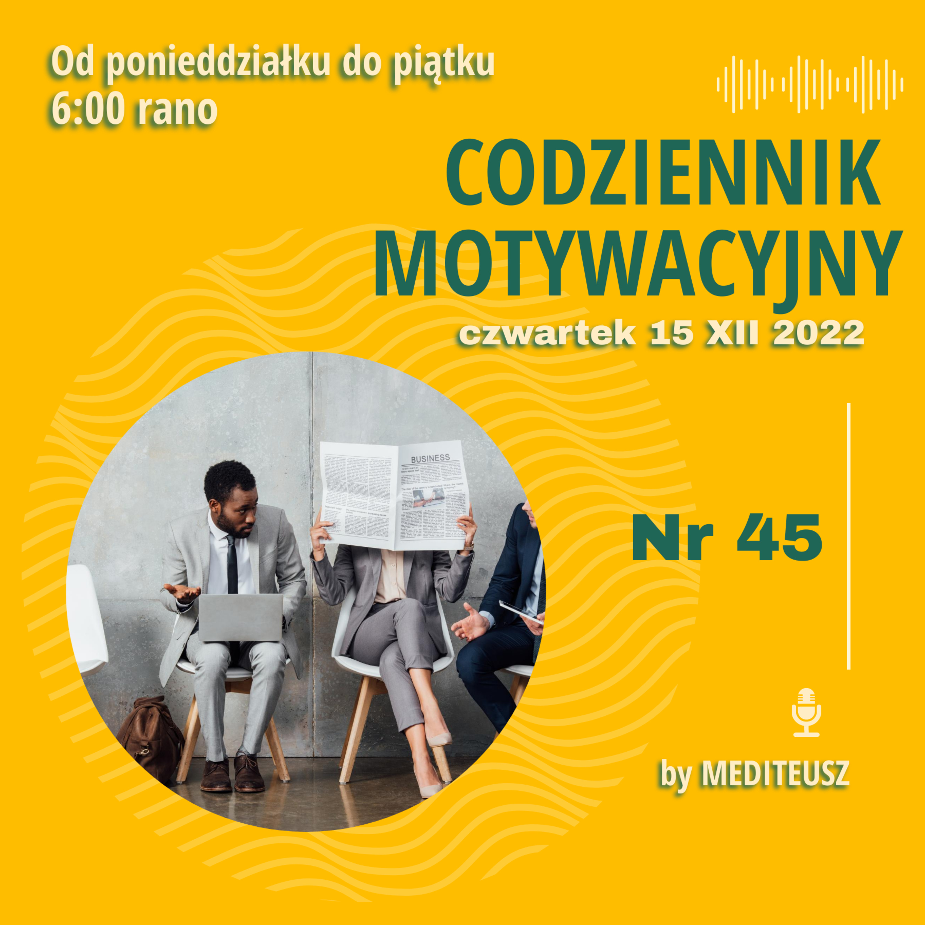 CODDZIENNIK MOTYWACYJNY #45 CZWARTEK 15 XII 2022 episode artwork