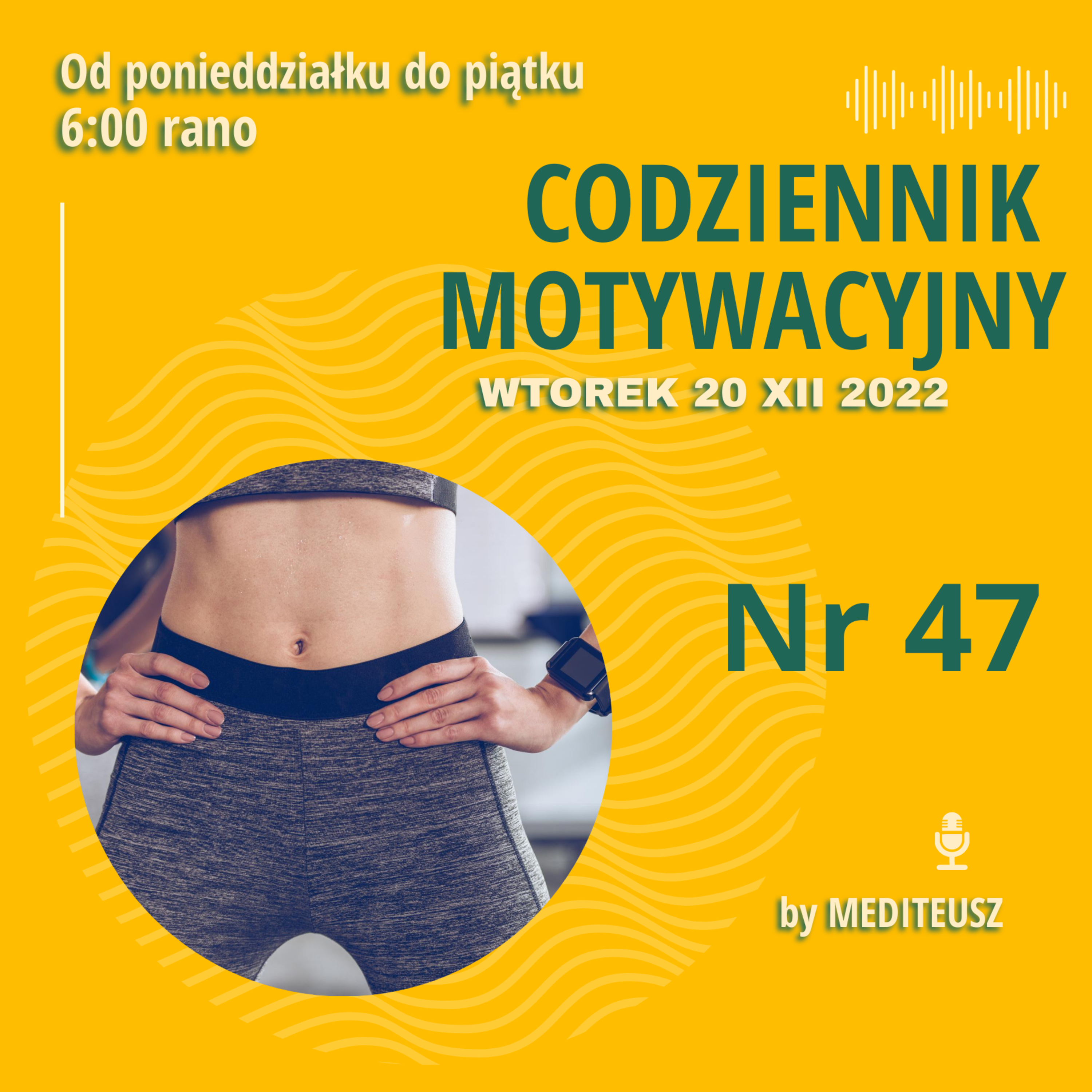 CODZIENNIK MOTYWACYJNY #47 WTOREK 20 XII 2022 episode artwork
