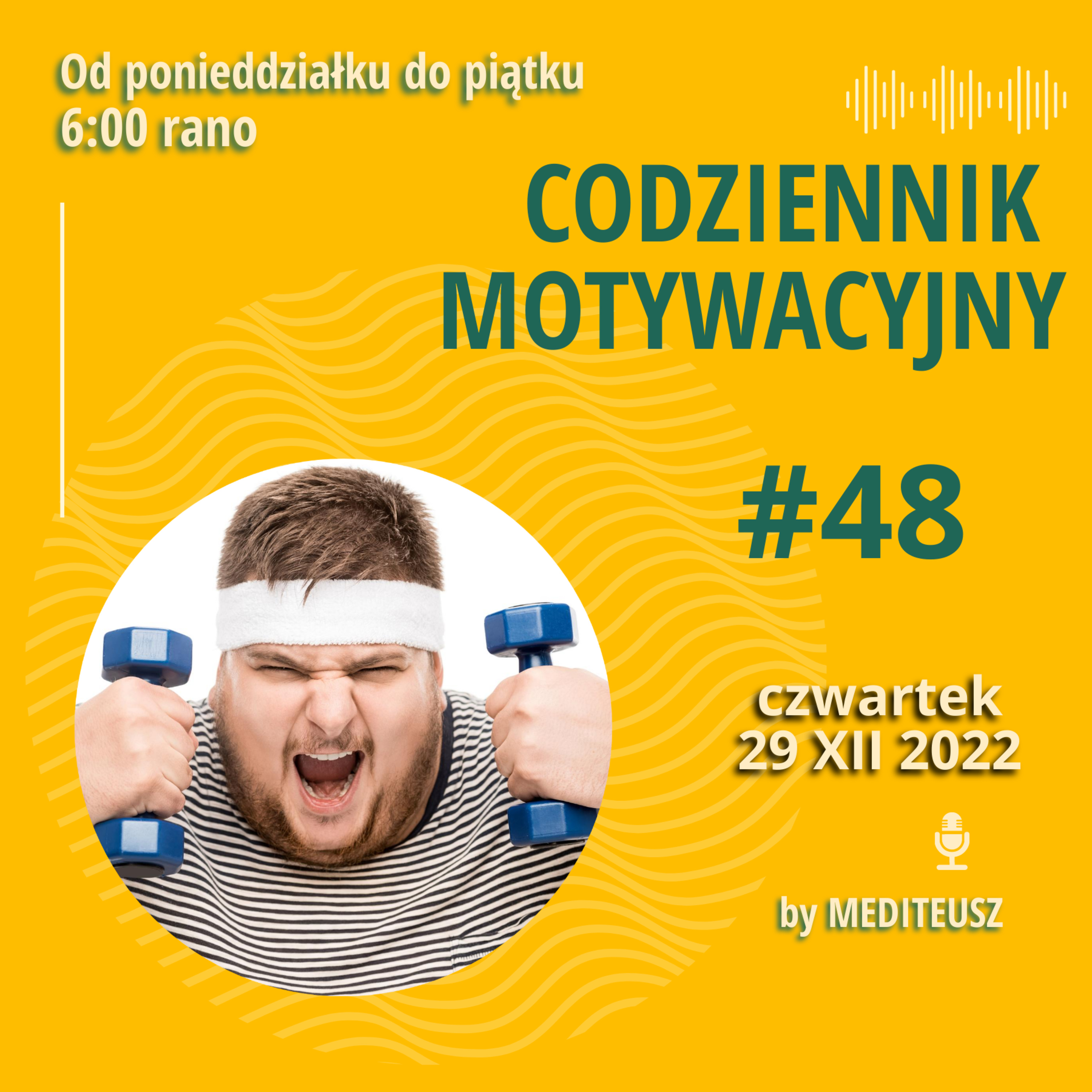 CODZIENNIK MOTYWACYJNY #48 CZWARTEK 29 XII 2022 MOTYWACJA - JAK SIĘ MOTYWOWAĆ ? episode artwork