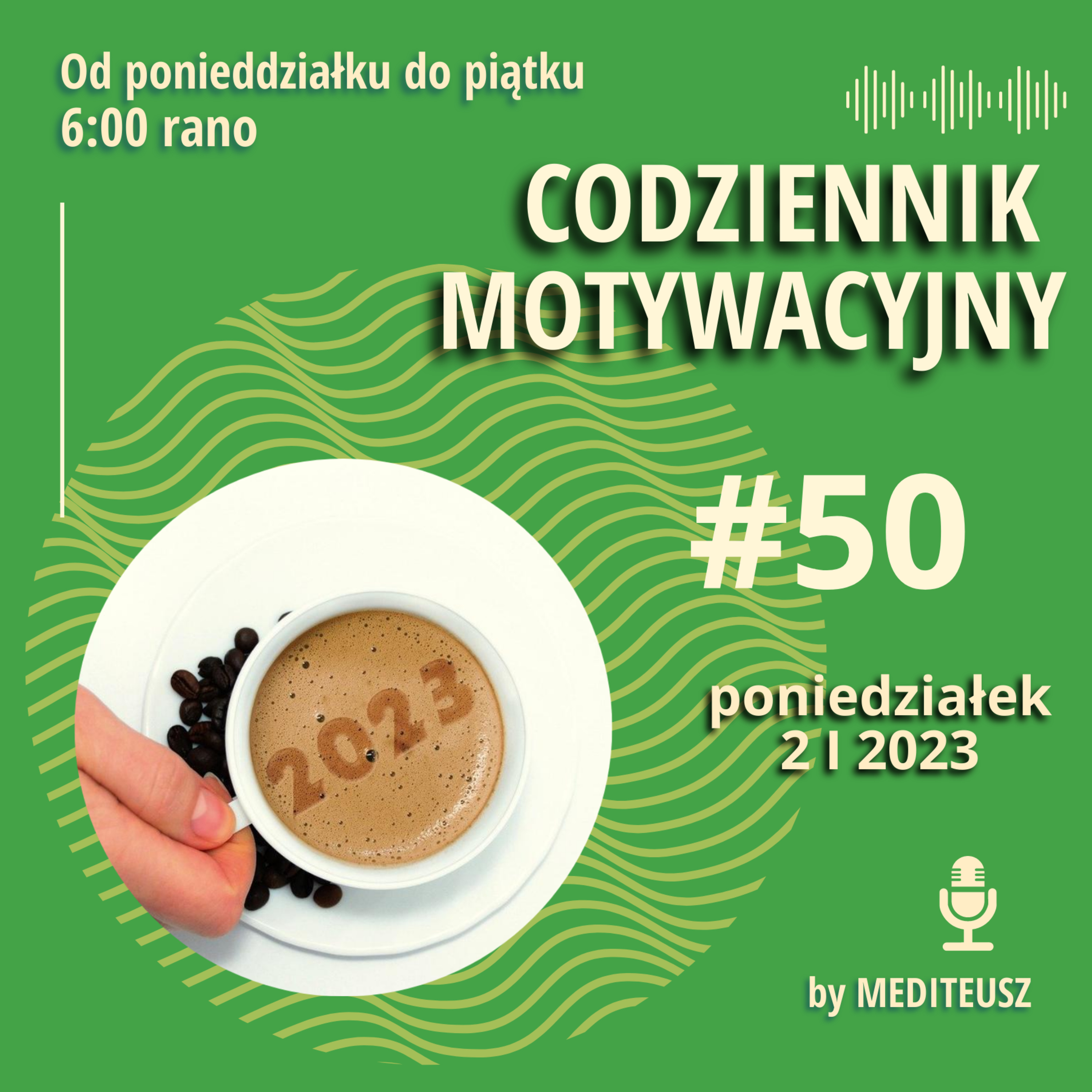 CODZIENNIK MOTYWACYJNY #50 PONIEDZIAŁEK 2 I 2023 / ZACZNIJ ZMIANY episode artwork