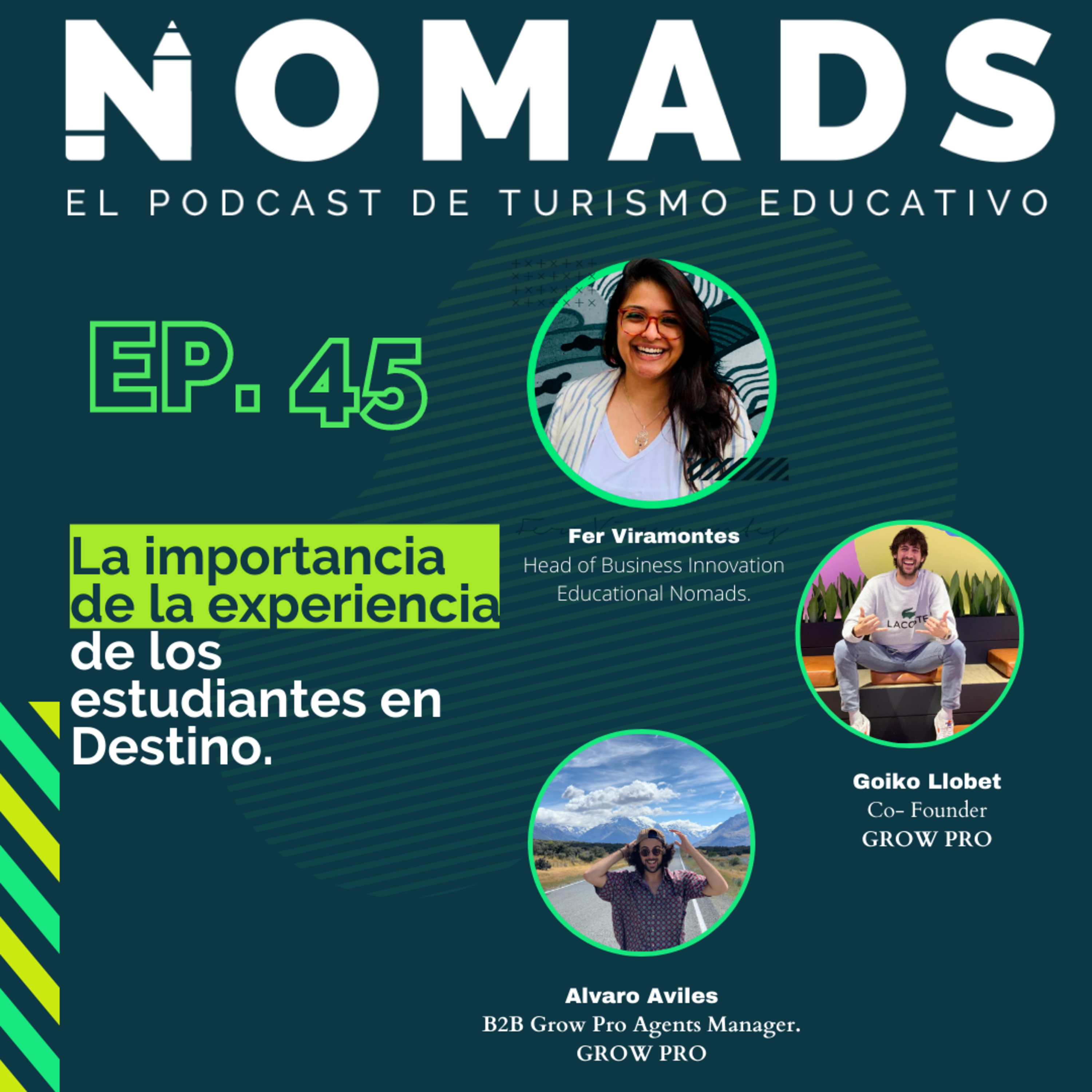 EP 45| La importancia de la experiencia de los estudiantes en destino. Ft. Goiko Llobet / Alvaro Avilés - GROW PRO episode artwork