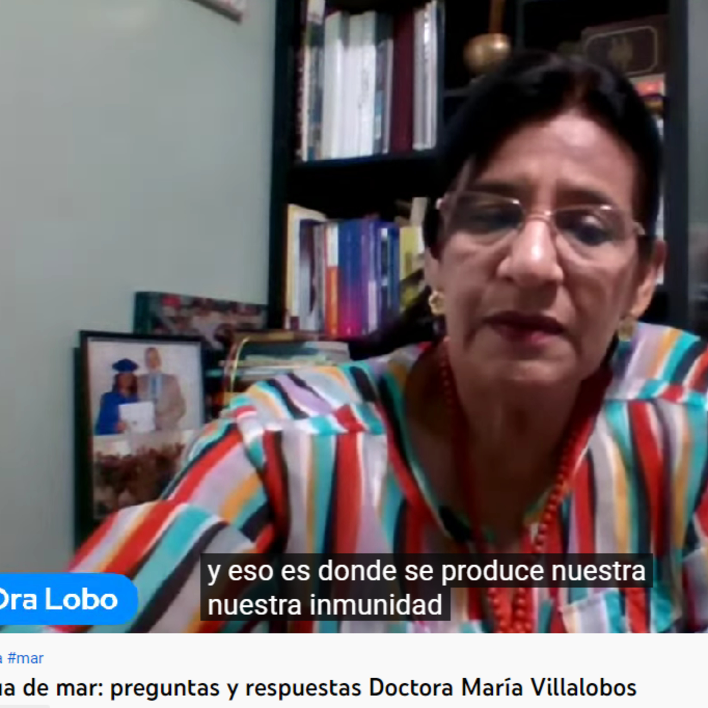 Griselda Donatucci Agua De Mar, Salud y Vida