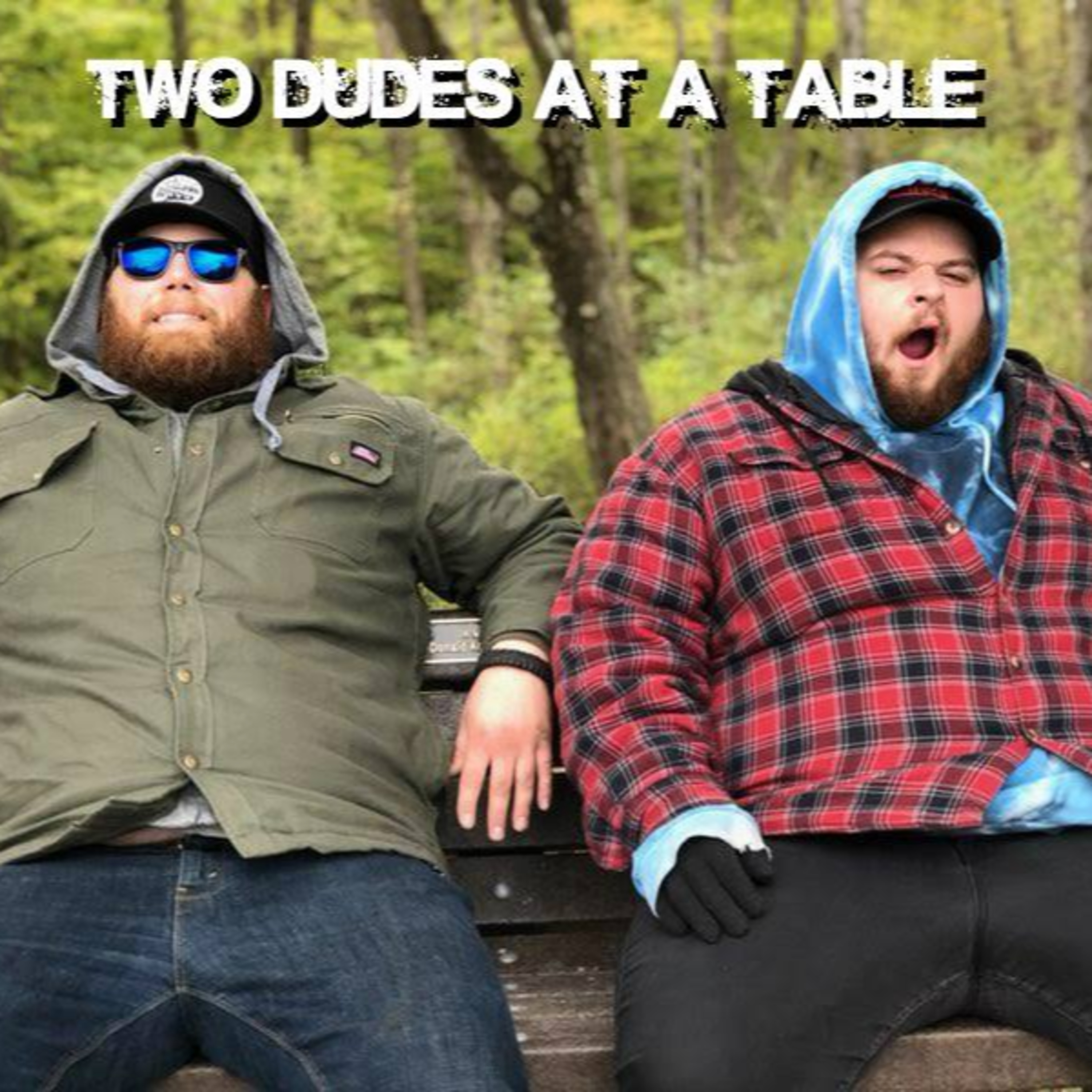 Two Dudes at a Table