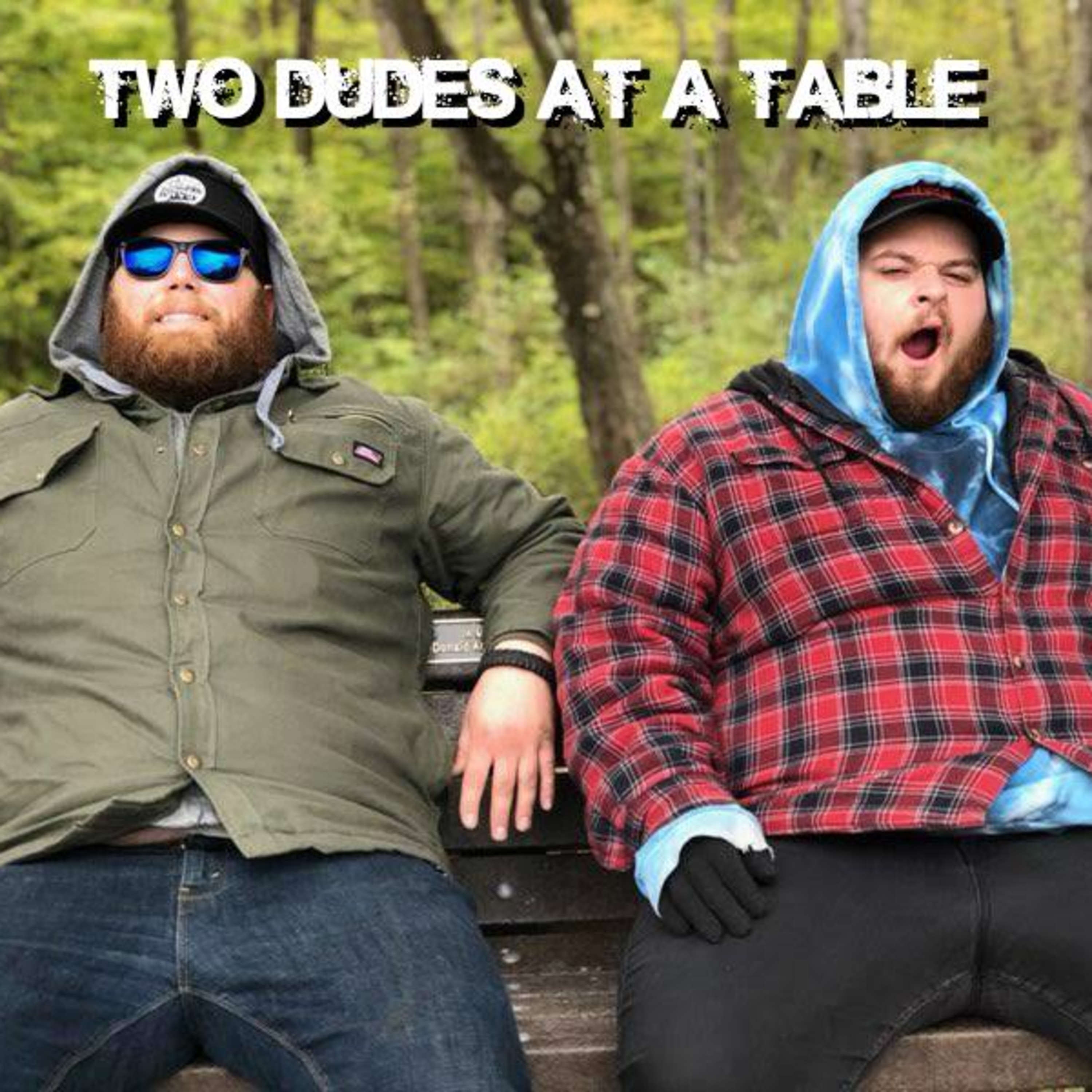 Two Dudes at a Table