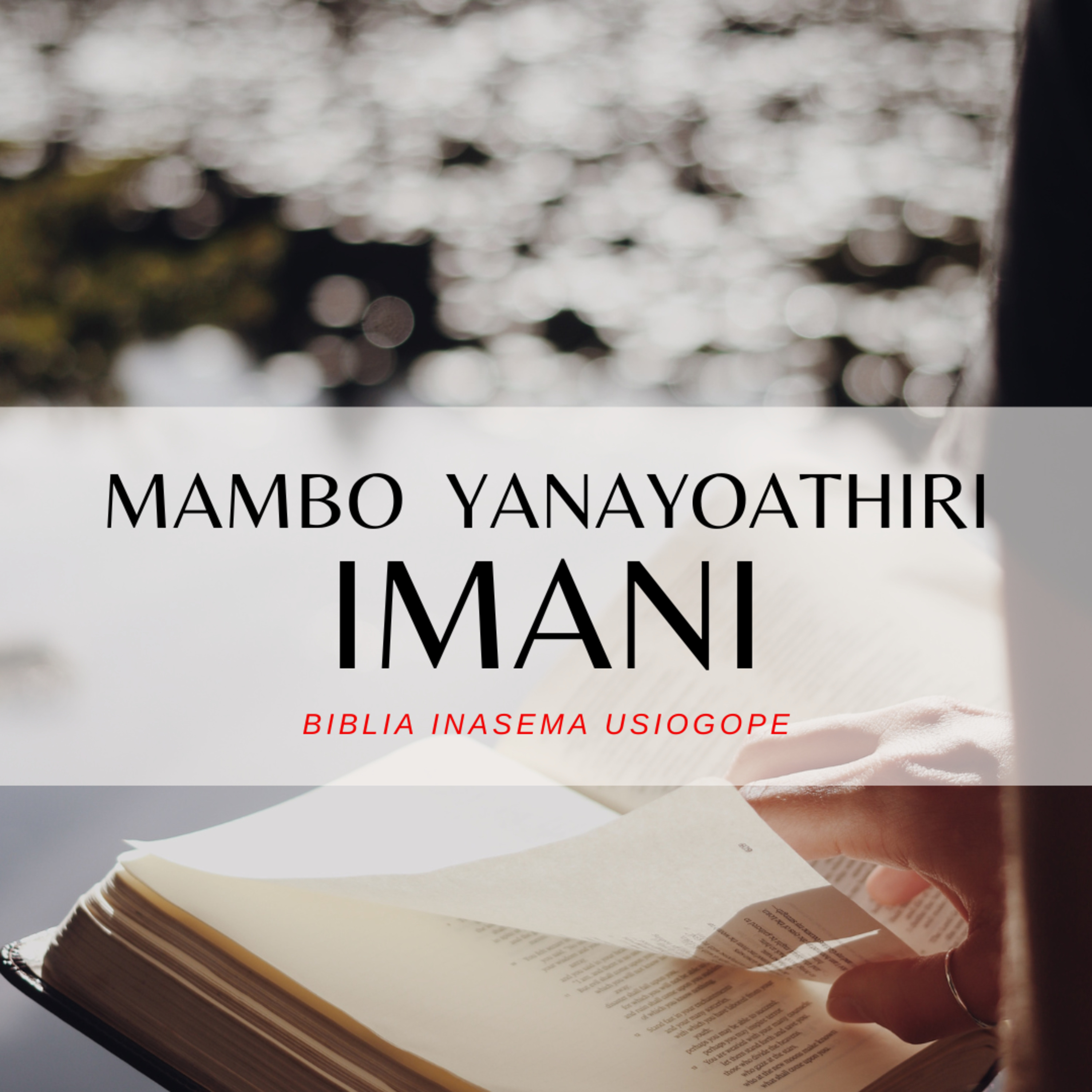 Biblia Inasema Usiogope