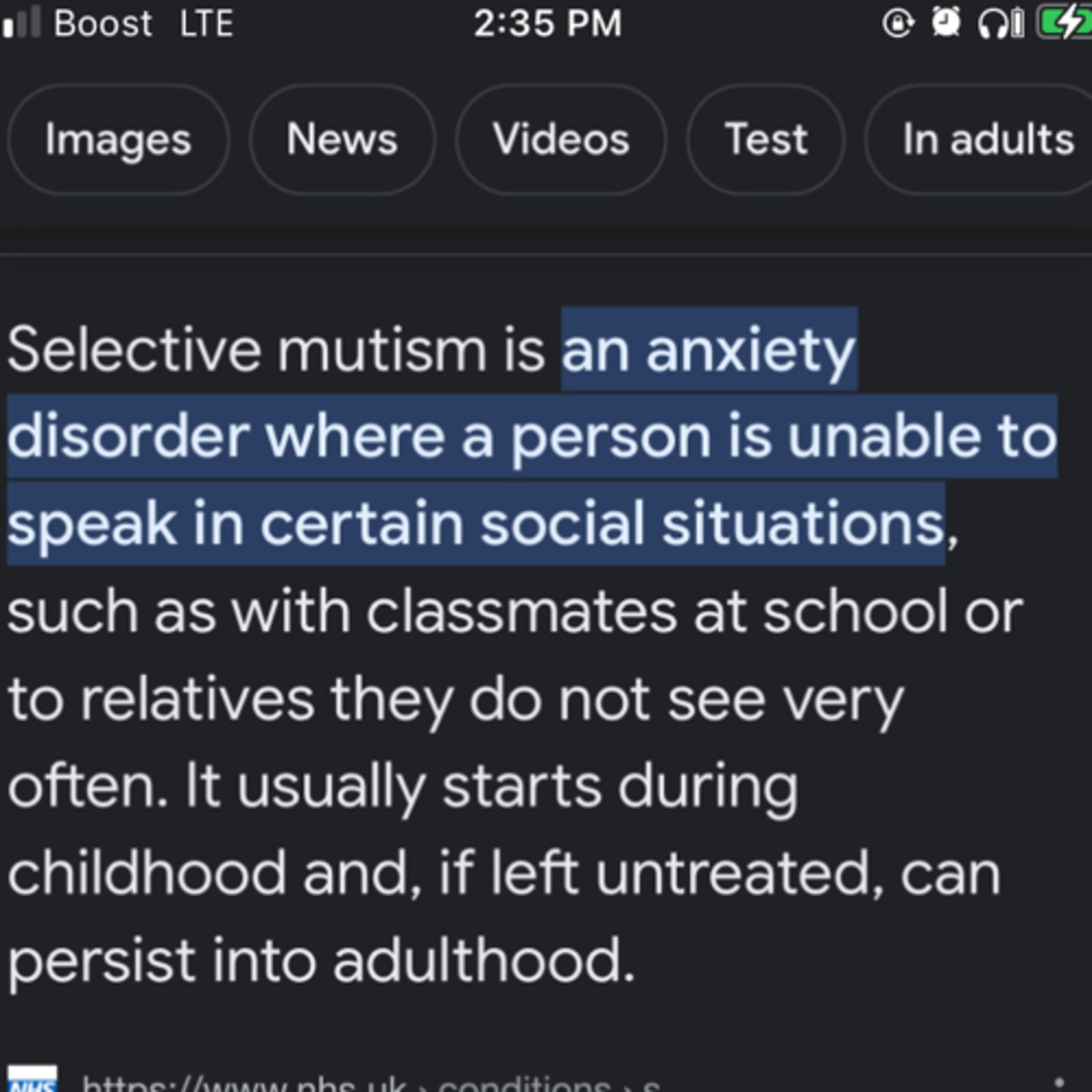 Selective Mutism episode artwork