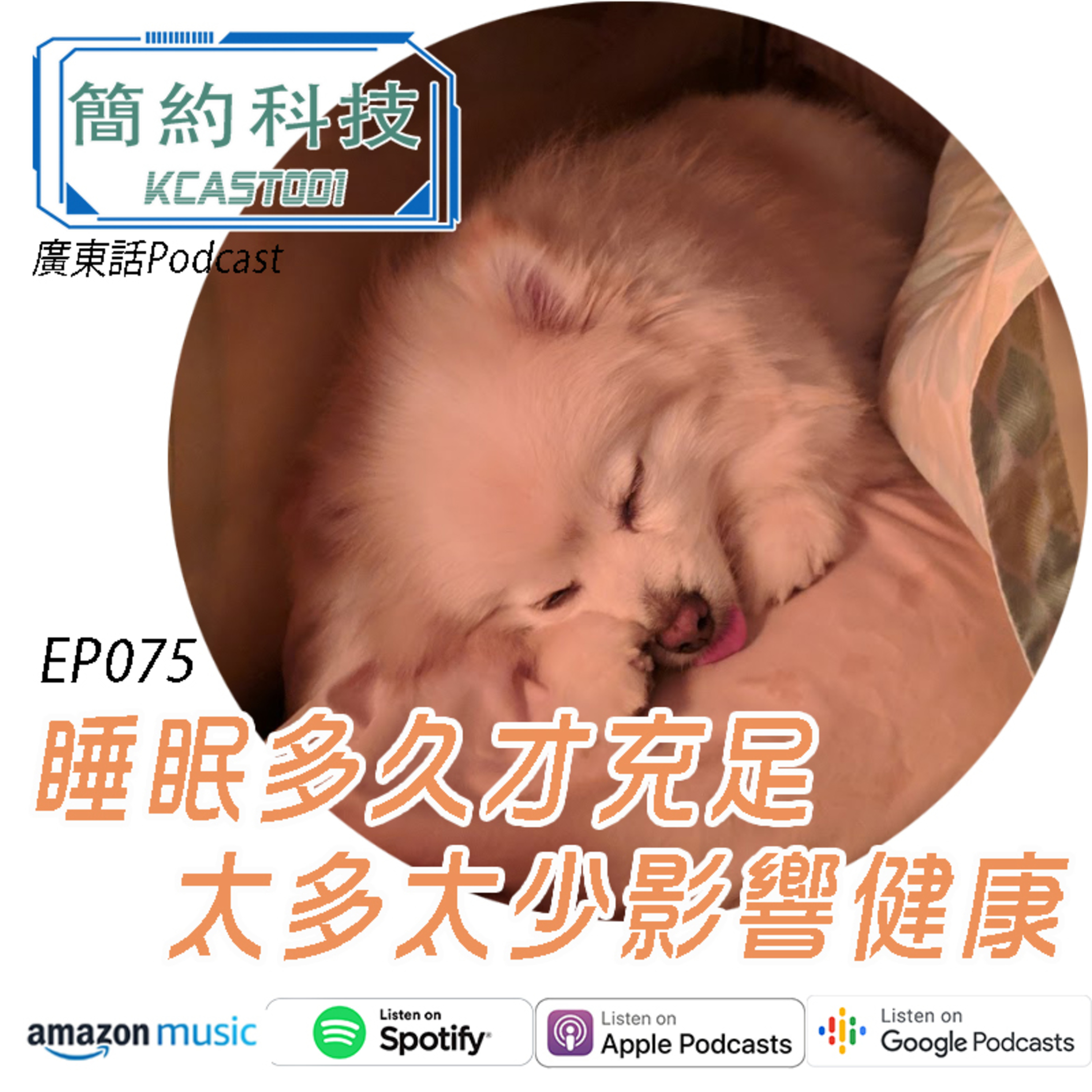 [簡約科技] - 第75集 - 睡眠足夠是多少，太多太少都影響健康
