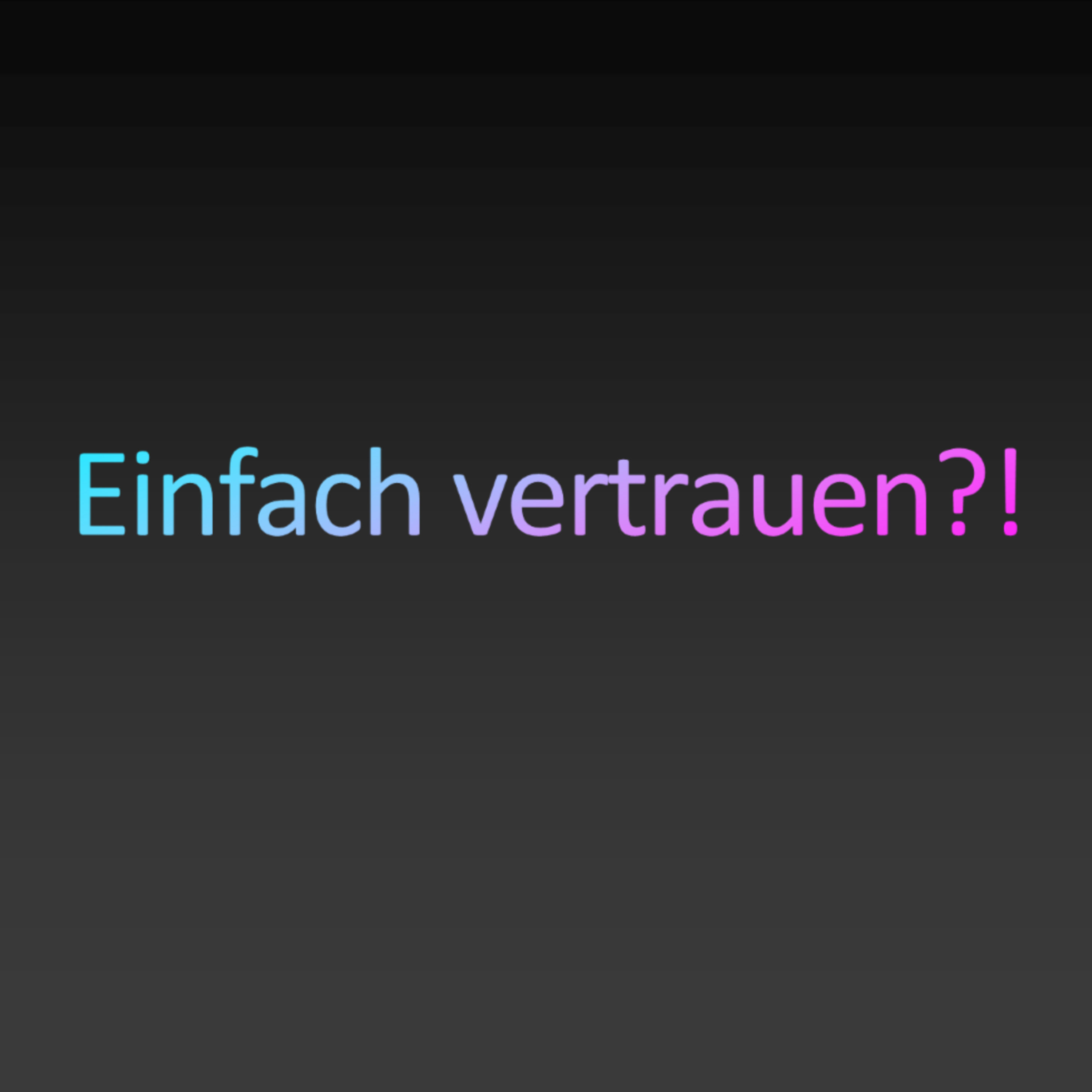 Einfach vertrauen?! episode artwork