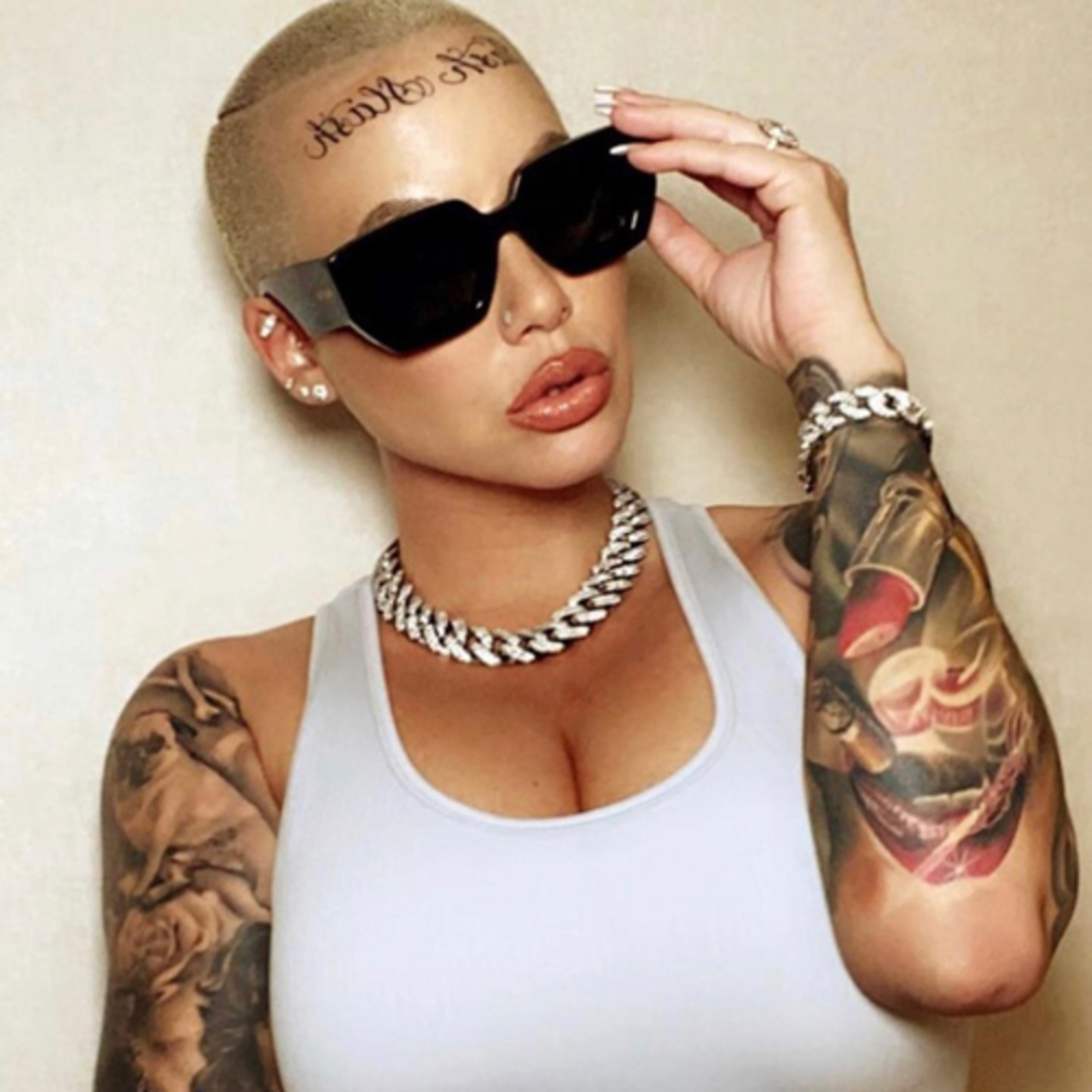 Should Amber Rose have gotten a Face Tattoo?