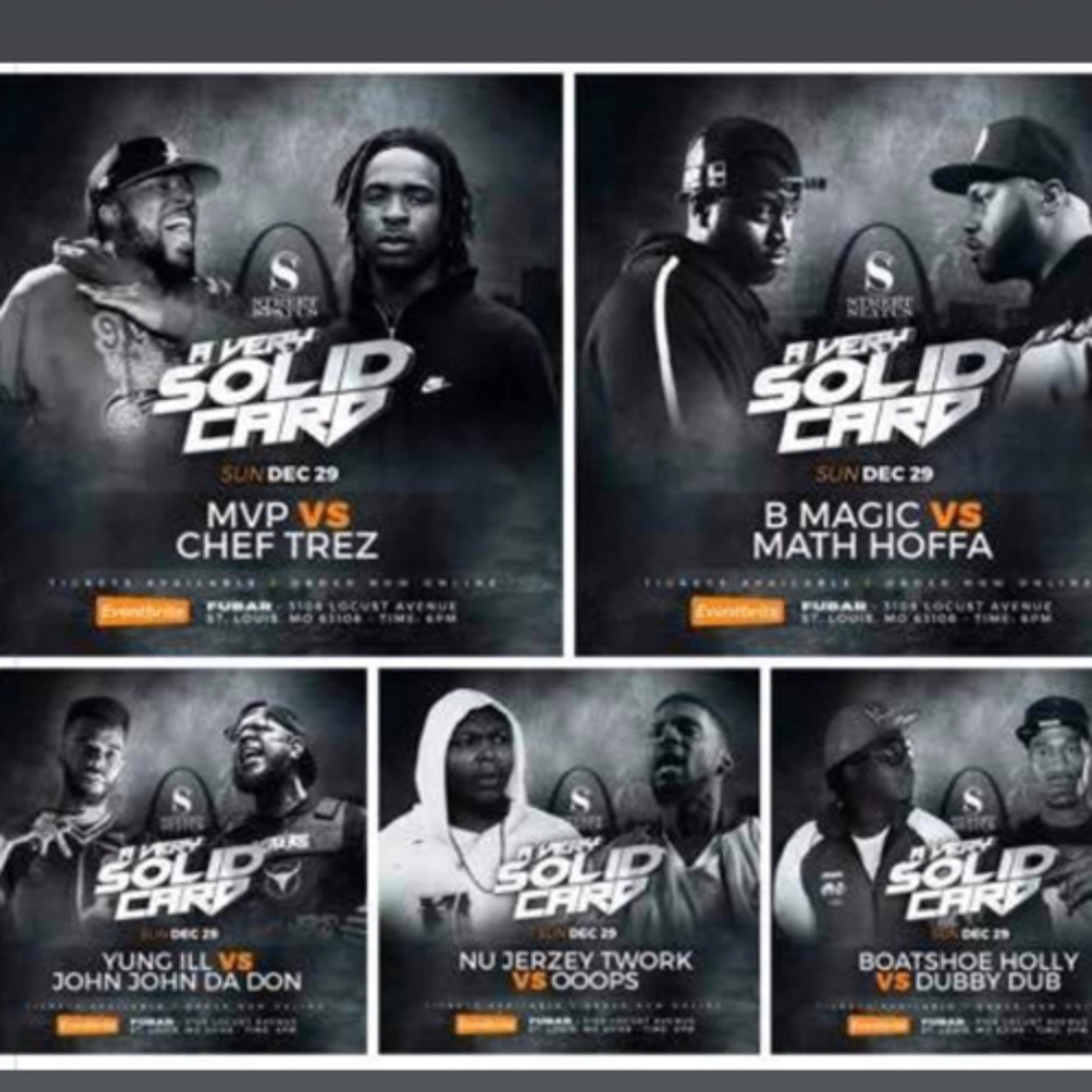 StreetStatusTV Presents: A Very Solid Card Recaps & Exclusive Inside In The Battle Rap Ring!