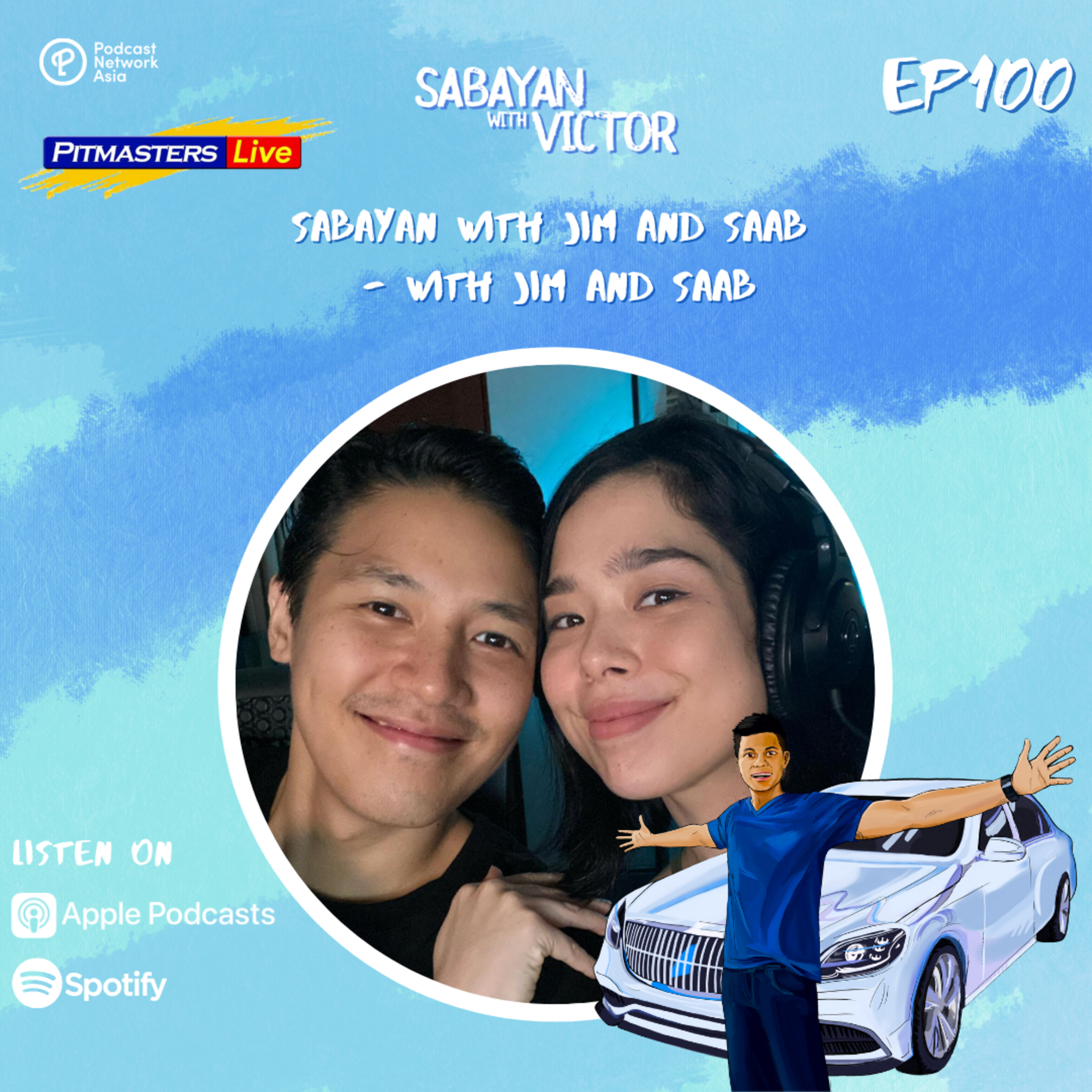 #100 Sabayan with Jim and Saab - with Jim and Saab episode artwork