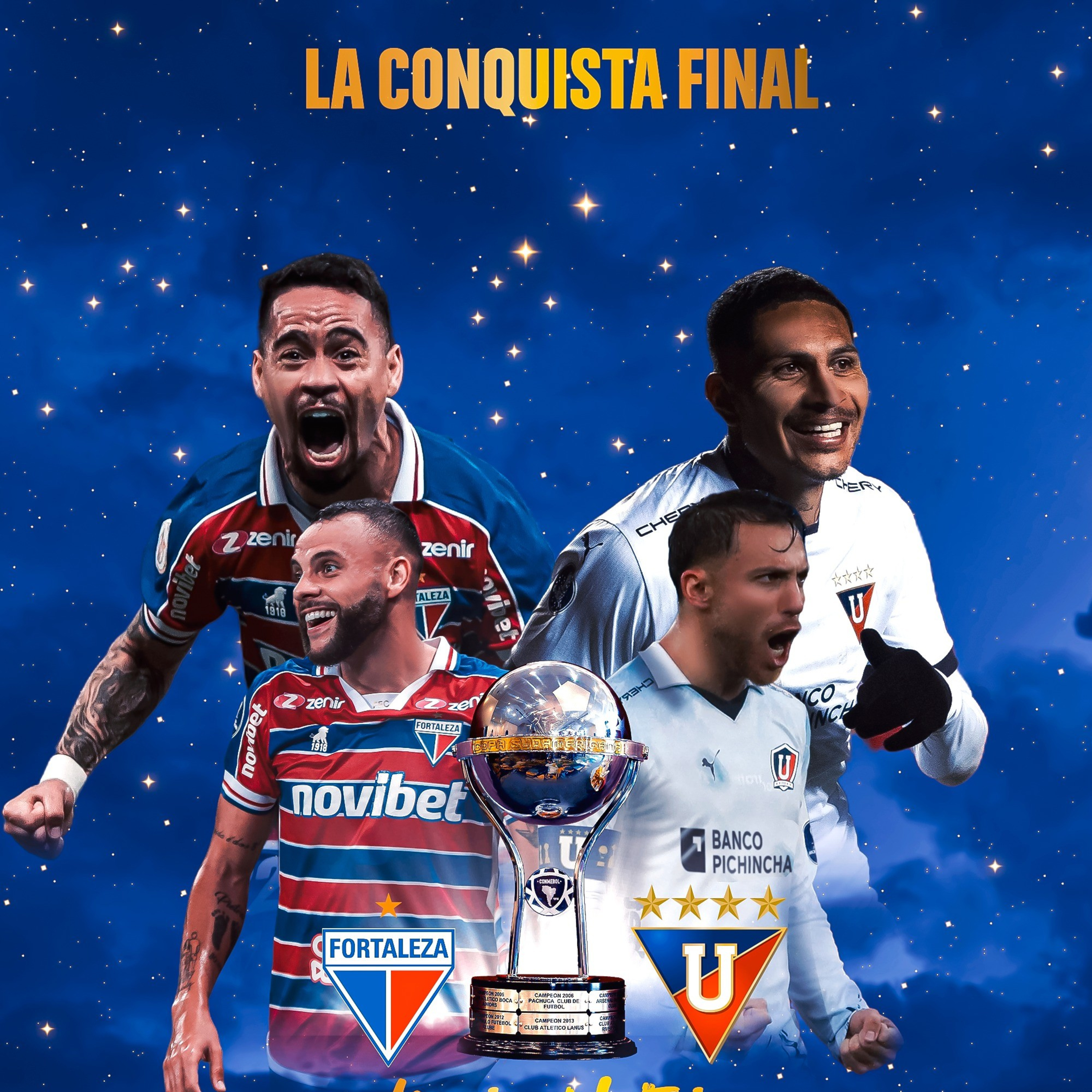 LIGA DE QUITO FINALISTA DE LA SUDAMERICANA.