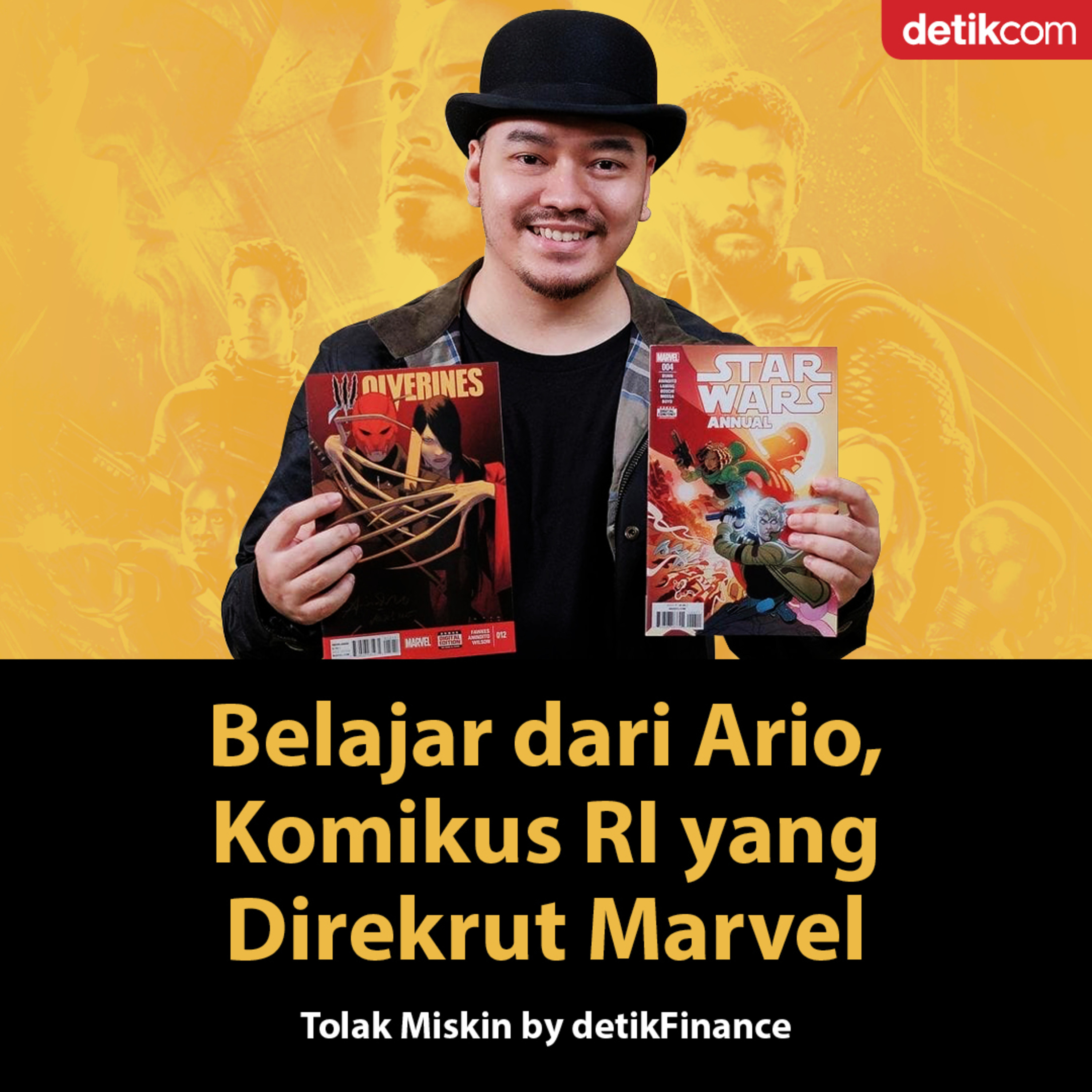 #39 Belajar dari Ario, Komikus RI yang Direkrut Marvel episode artwork