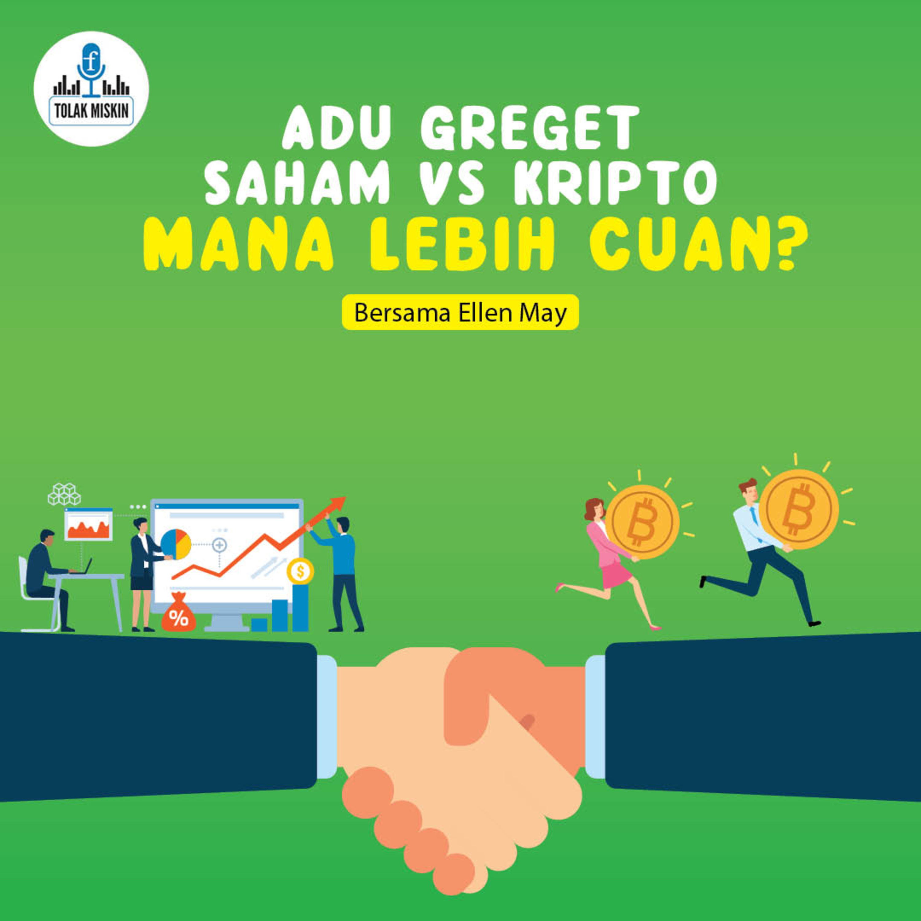 MARKET: Adu Greget Saham Vs Kripto, Mana Lebih Cuan? (Bersama Ellen May) episode artwork