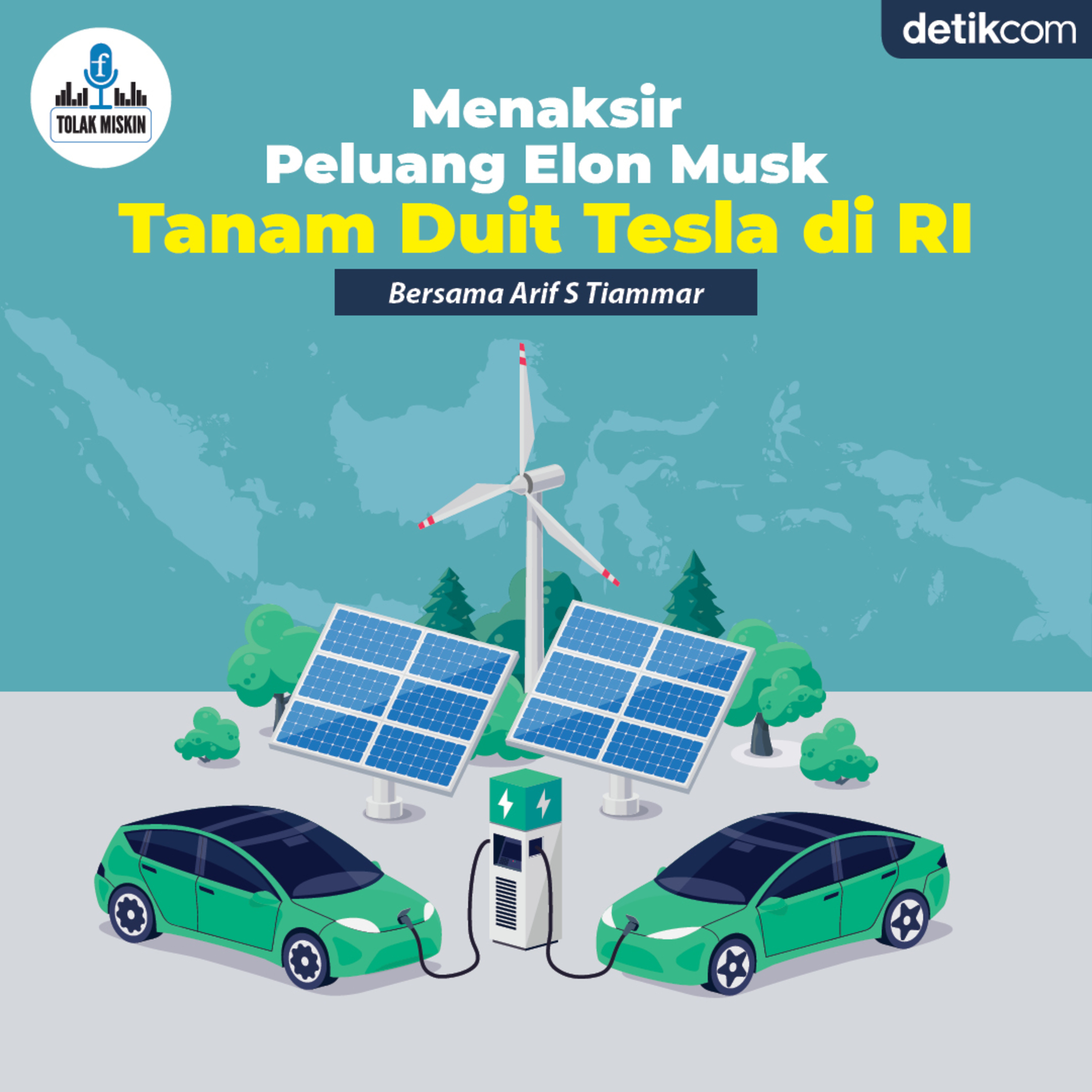#95 Menaksir Peluang Deal Elon Musk Tanam Duit di RI episode artwork