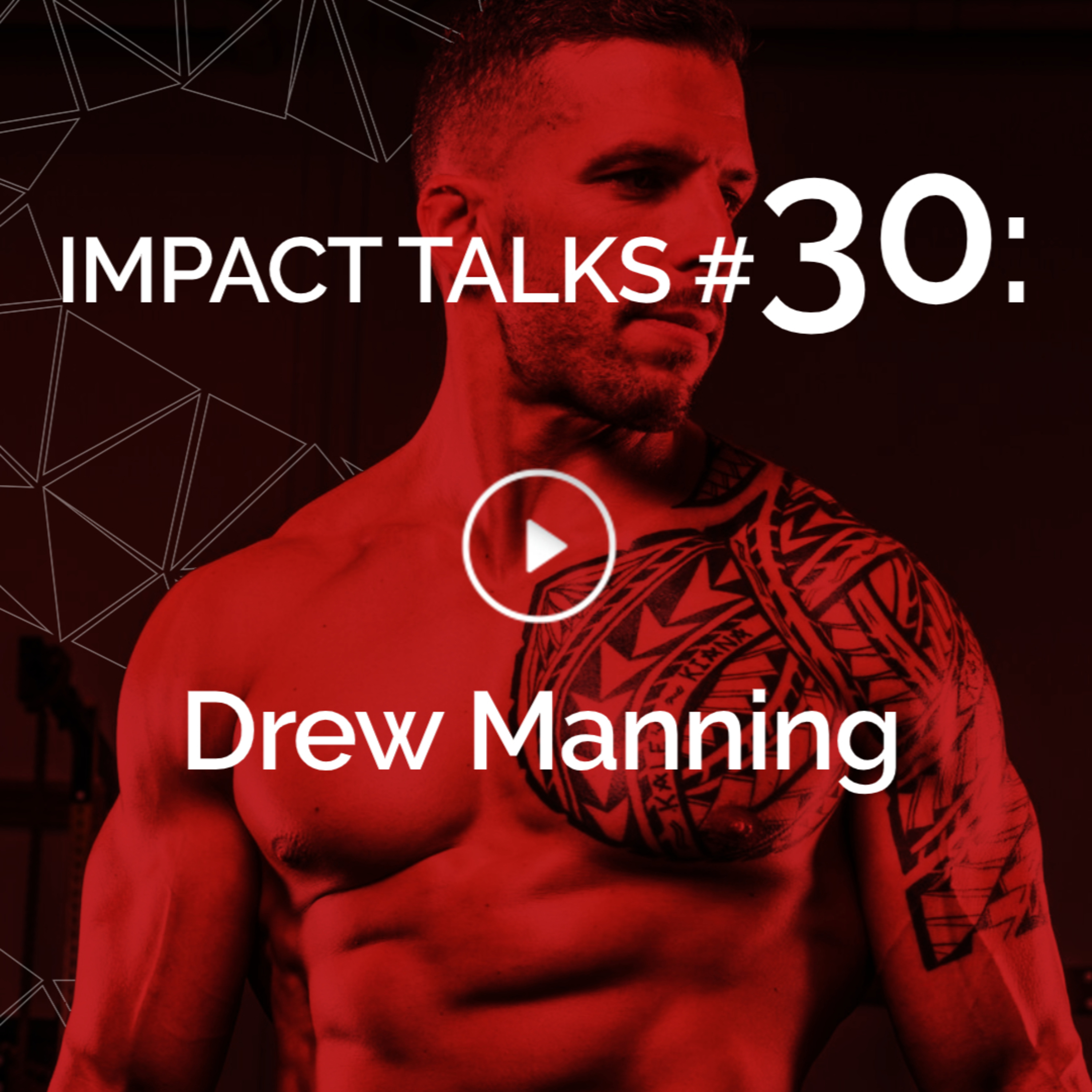 Impact Talks #30: Drew Manning (Fit2Fat2Fit, Losing 75lbs/34kg, Fitness & Health Expert, Best selling Author "Complete Keto" Diet ) episode artwork