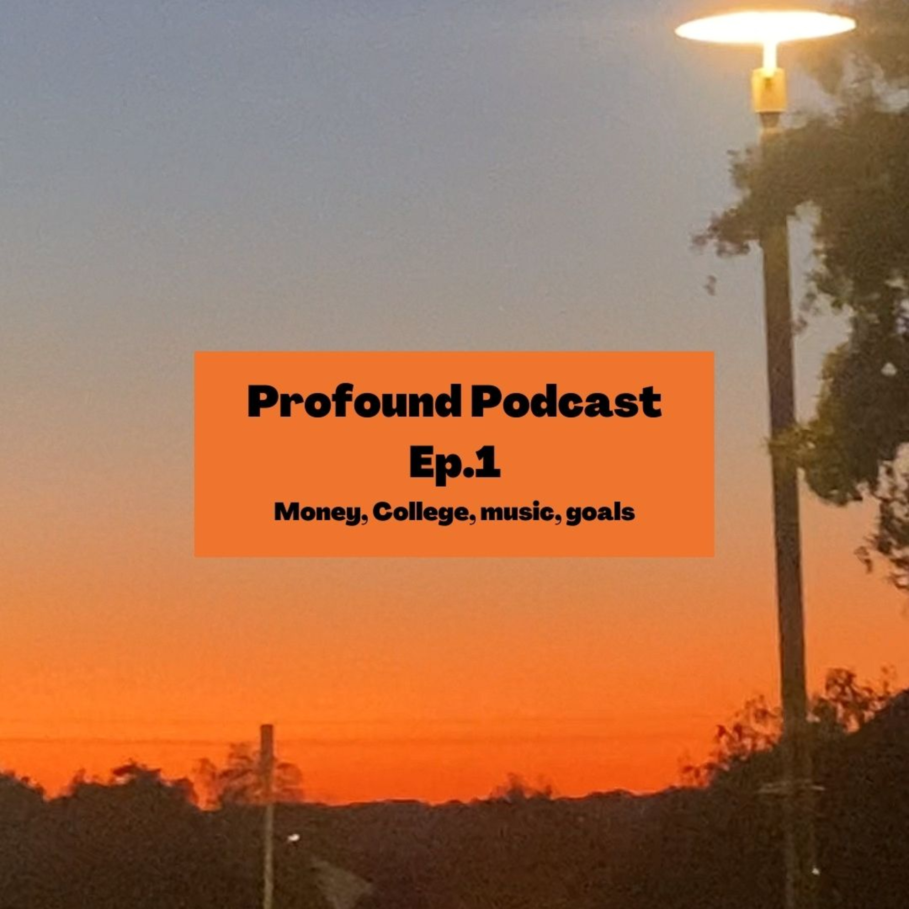Profound Podcast Ep.1 (College, goals, music, monetary value) episode artwork