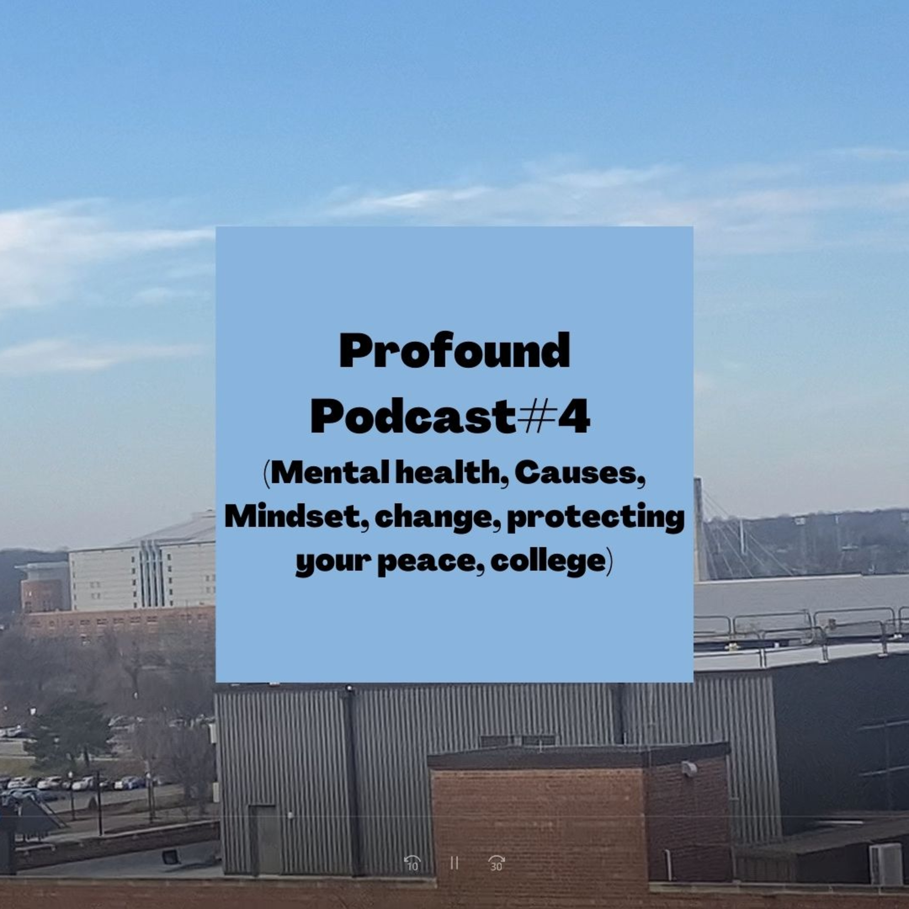 Profound Podcast#4 (Mental health, Causes, Mindset, change, protecting your peace, college) episode artwork