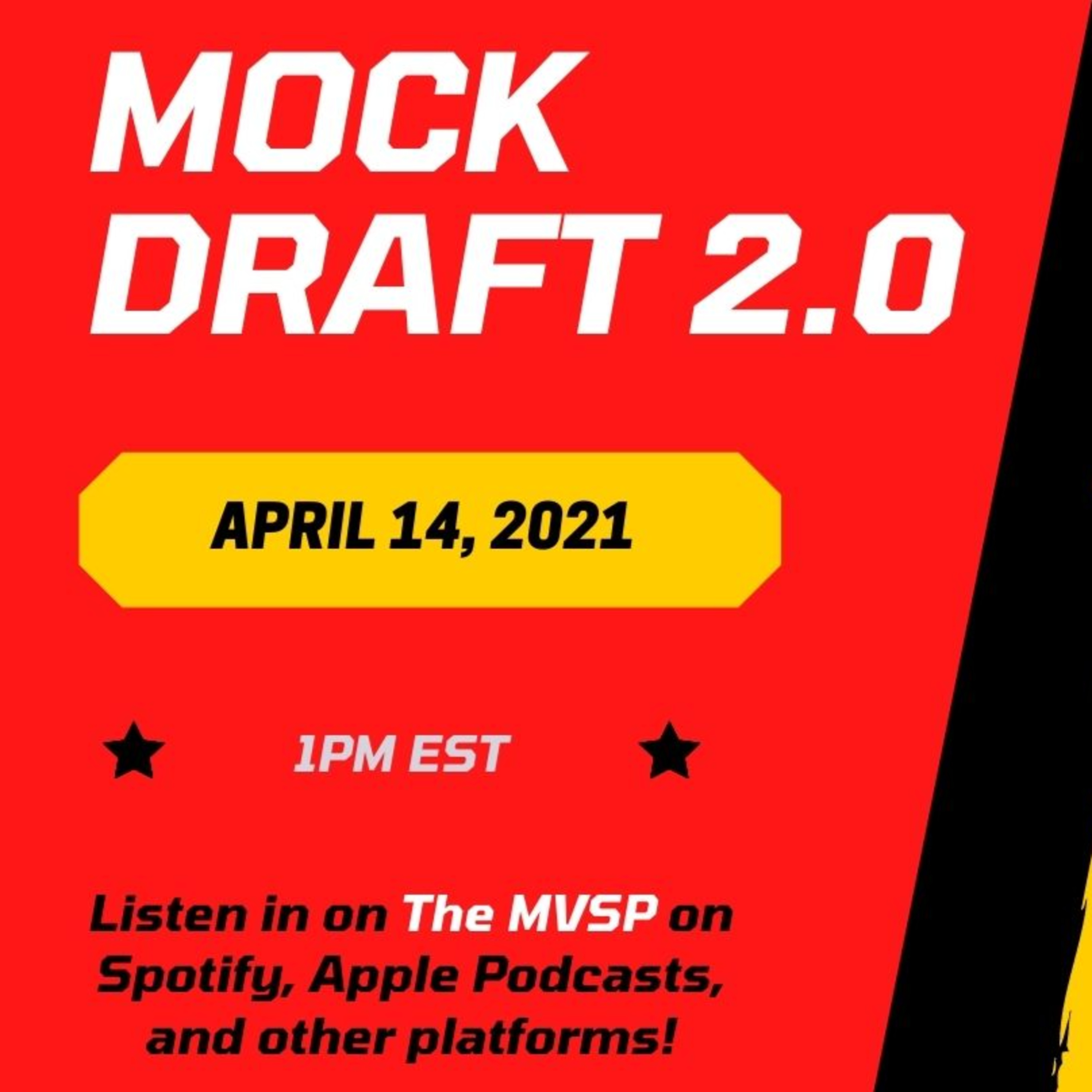 Our NFL Mock Draft 2.0 (w/ Barrett Jones): 4/14/2021 episode artwork