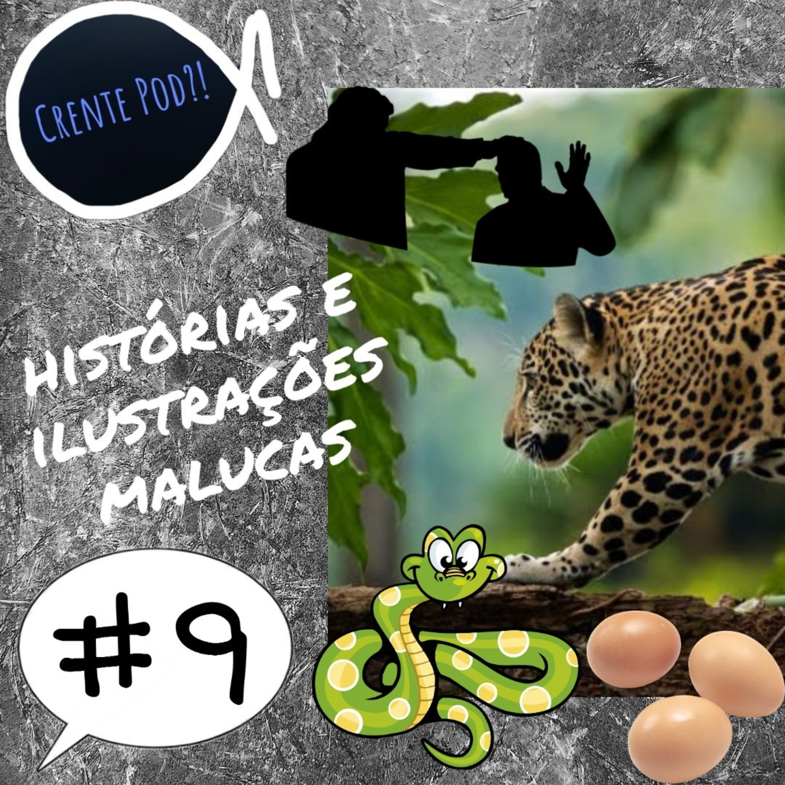 CrentePod #9 - ilustrações e histórias malucas. episode artwork