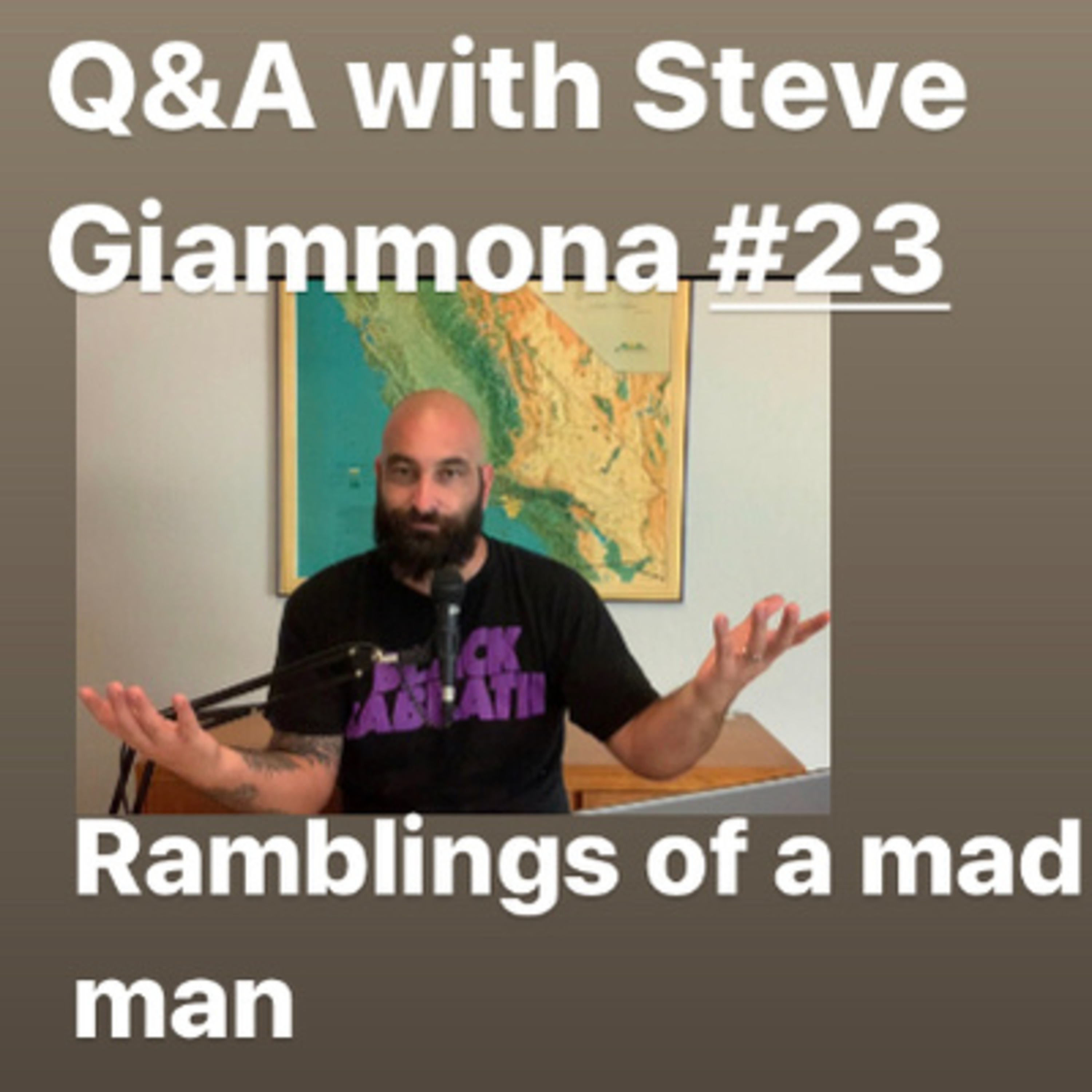 Q and A with Steve Giammona. The Ramblings of a Mad Man #23 episode artwork
