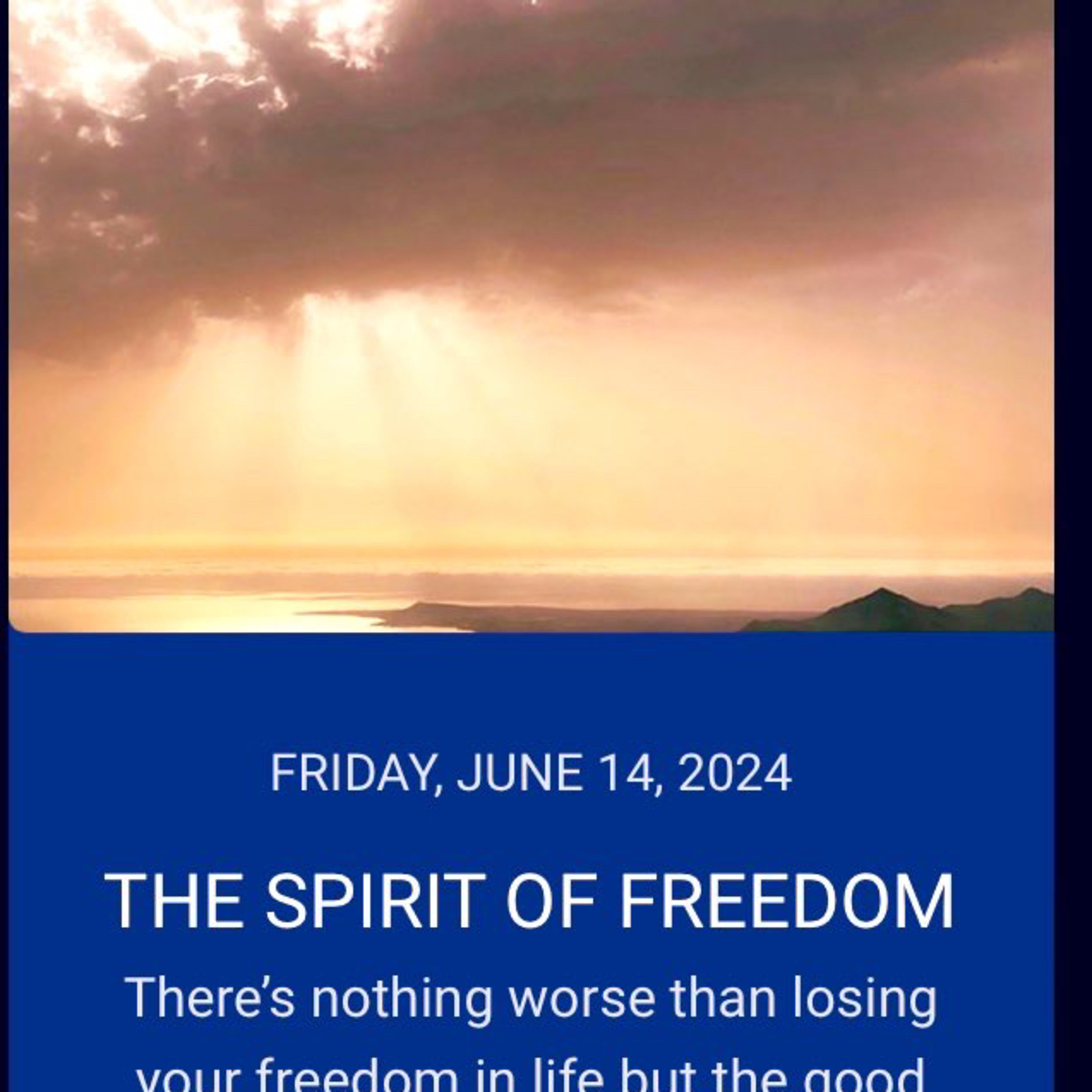 THE SPIRIT OF FREEDOM