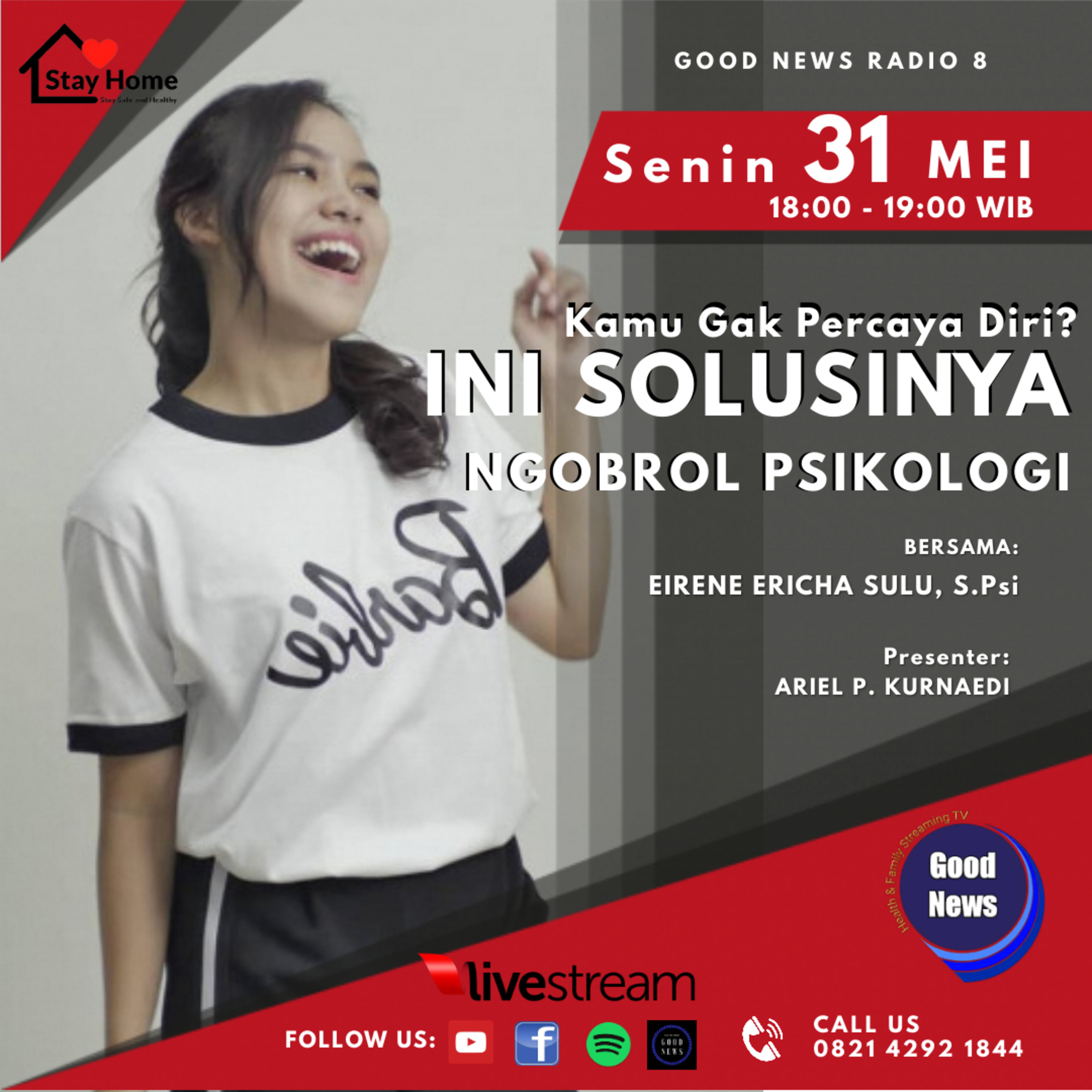 NGOBROL PSIKOLOGI | Apakah Kamu Gak Percaya Diri_ Ini Solusinya | Eirene Ericha Sulu, S.Psi