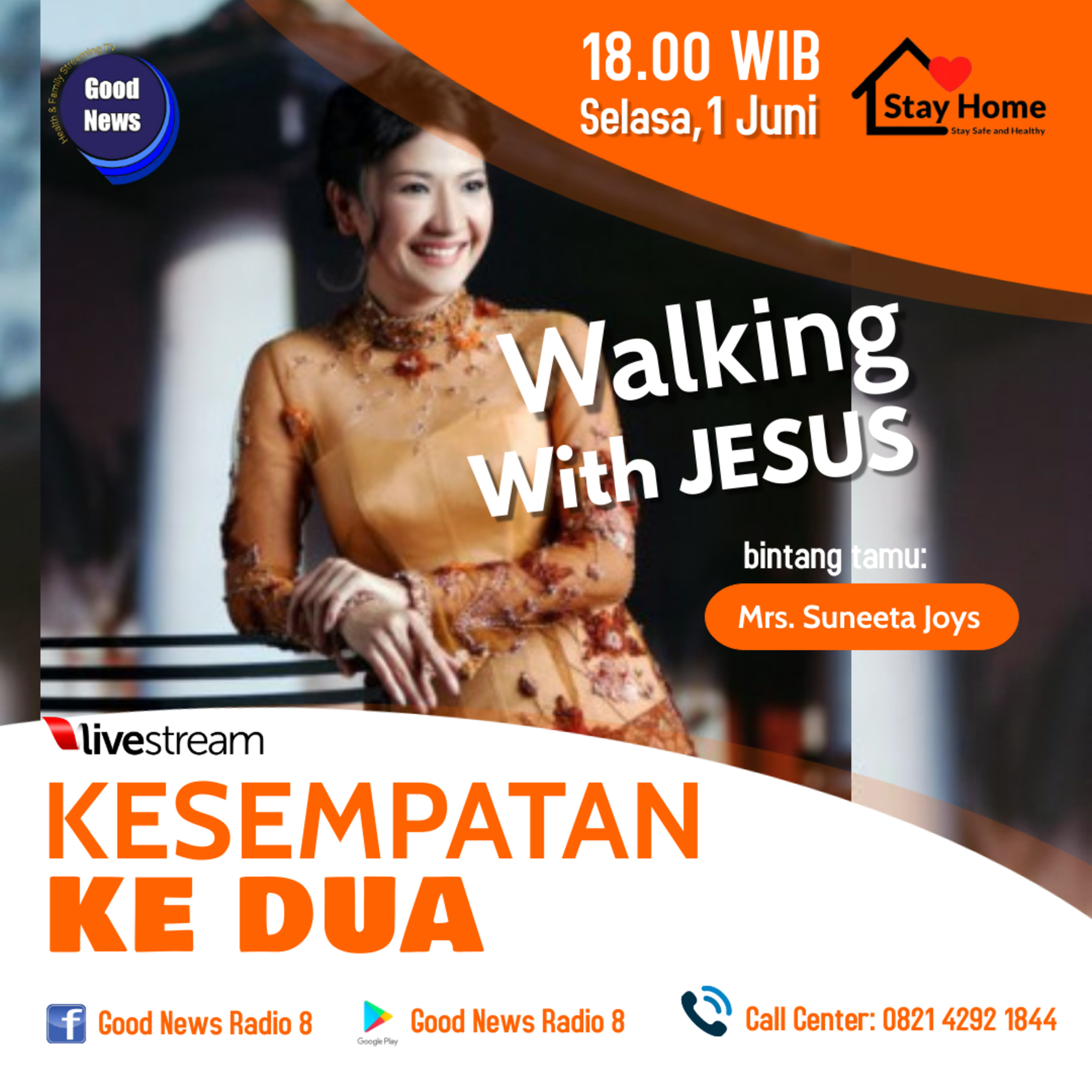 WALKING WITH JESUS | Kesempatan Ke Dua | Mrs. Suneeta Joys