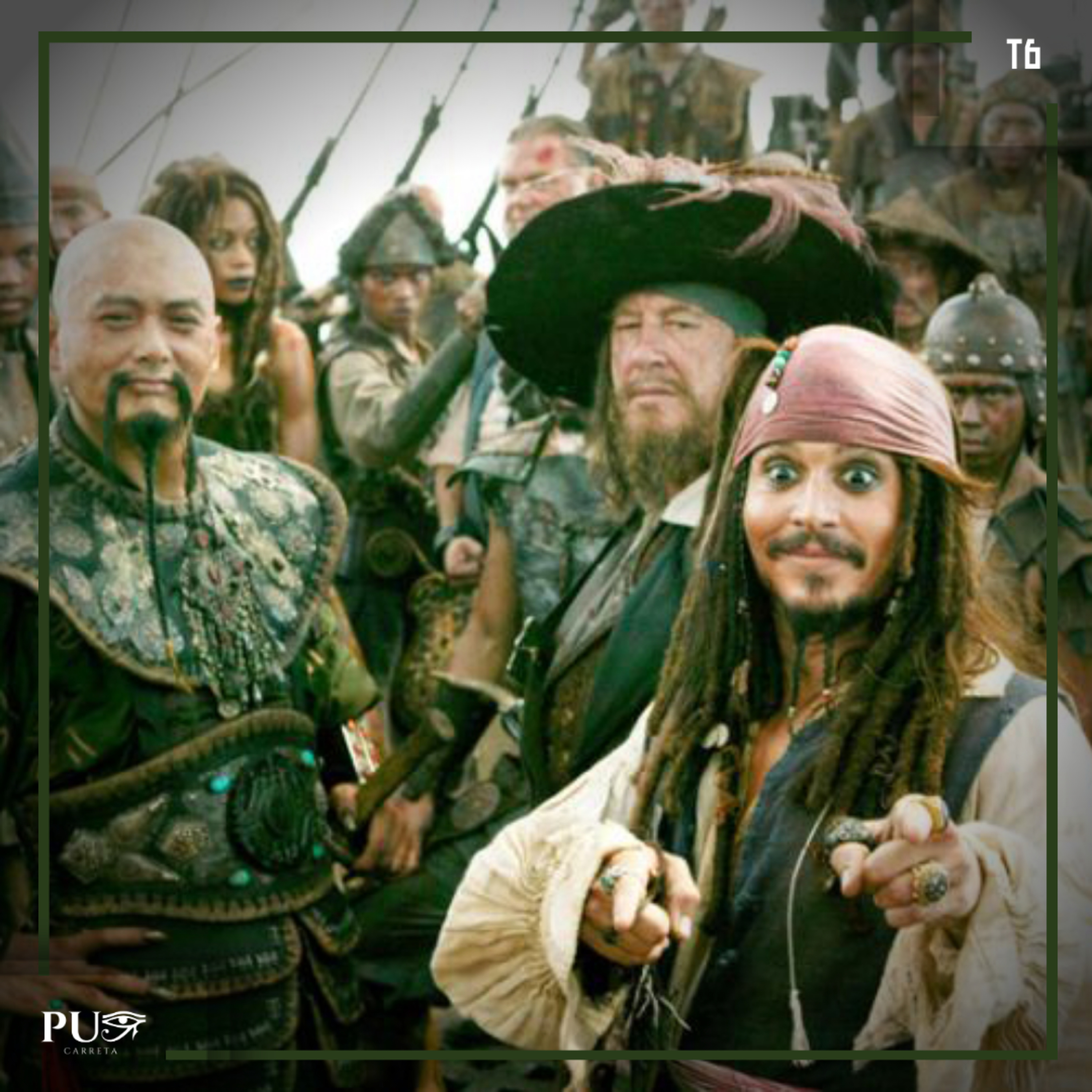 T6 - C6: Piratas del Caribe en el Fin del Mundo, terraplanistas falopas episode artwork