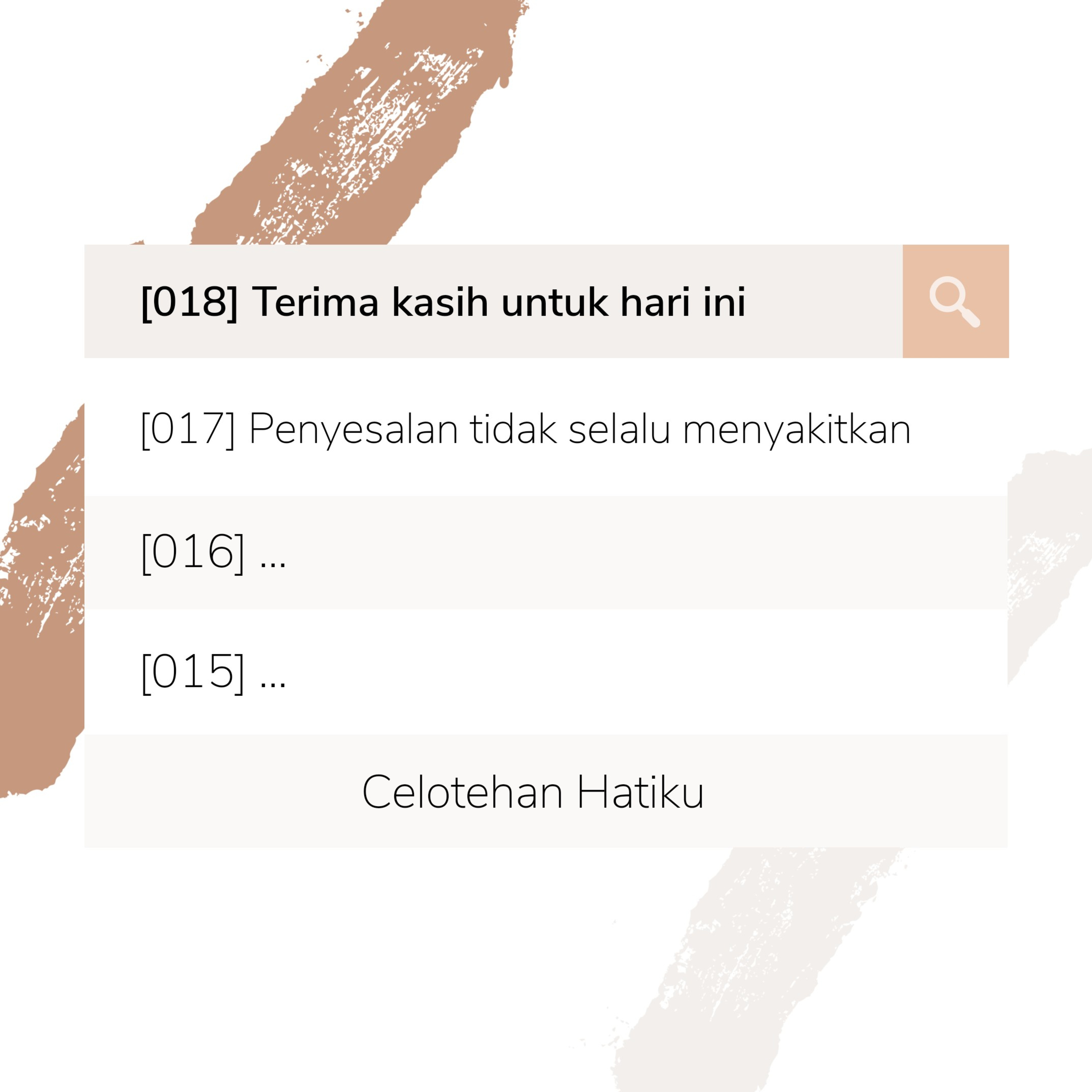 Celotehan Hati