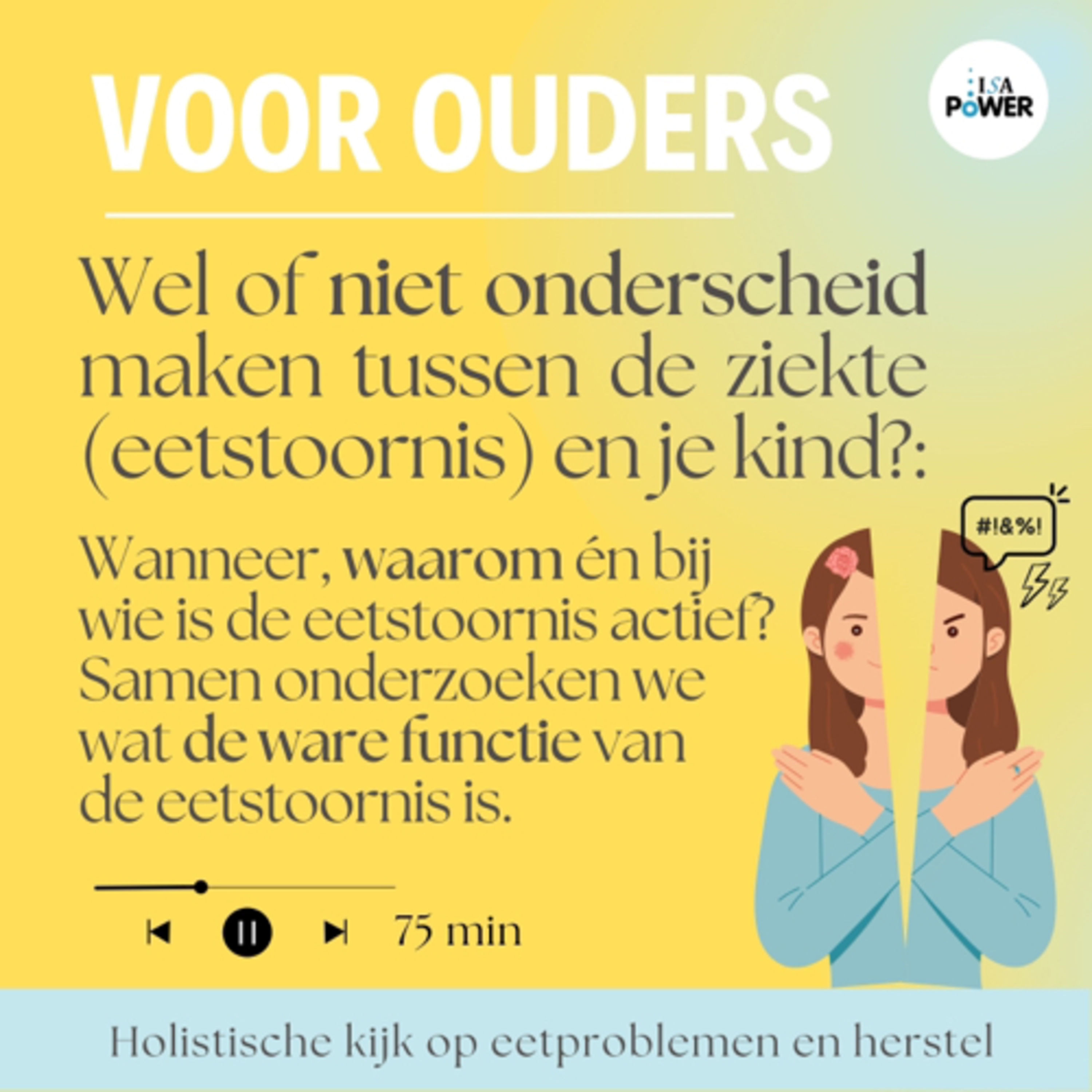 Isa power recovery - Eetstoornisvrij door het leven