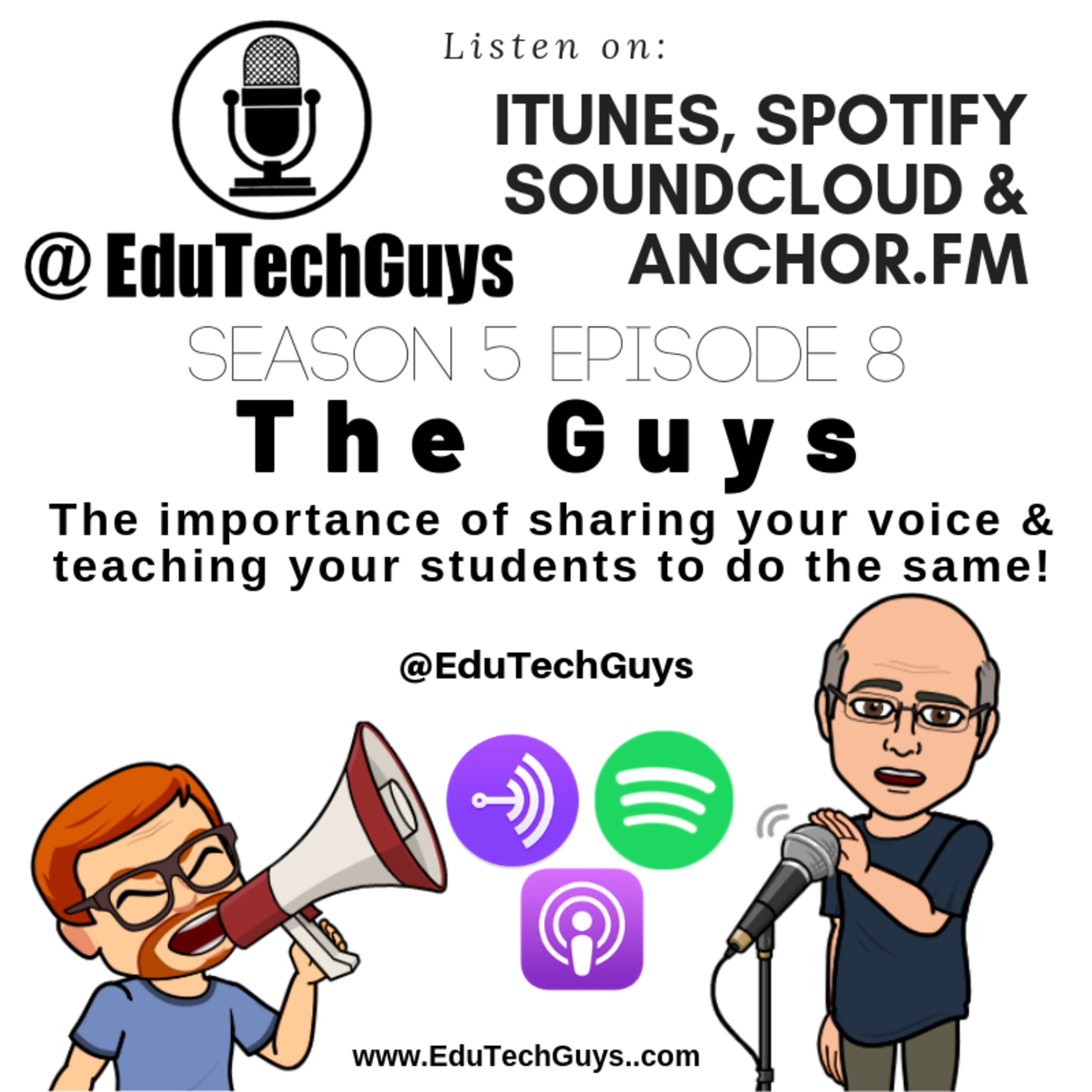 S5E8 - The importance of sharing your voice and teaching your students to do the same