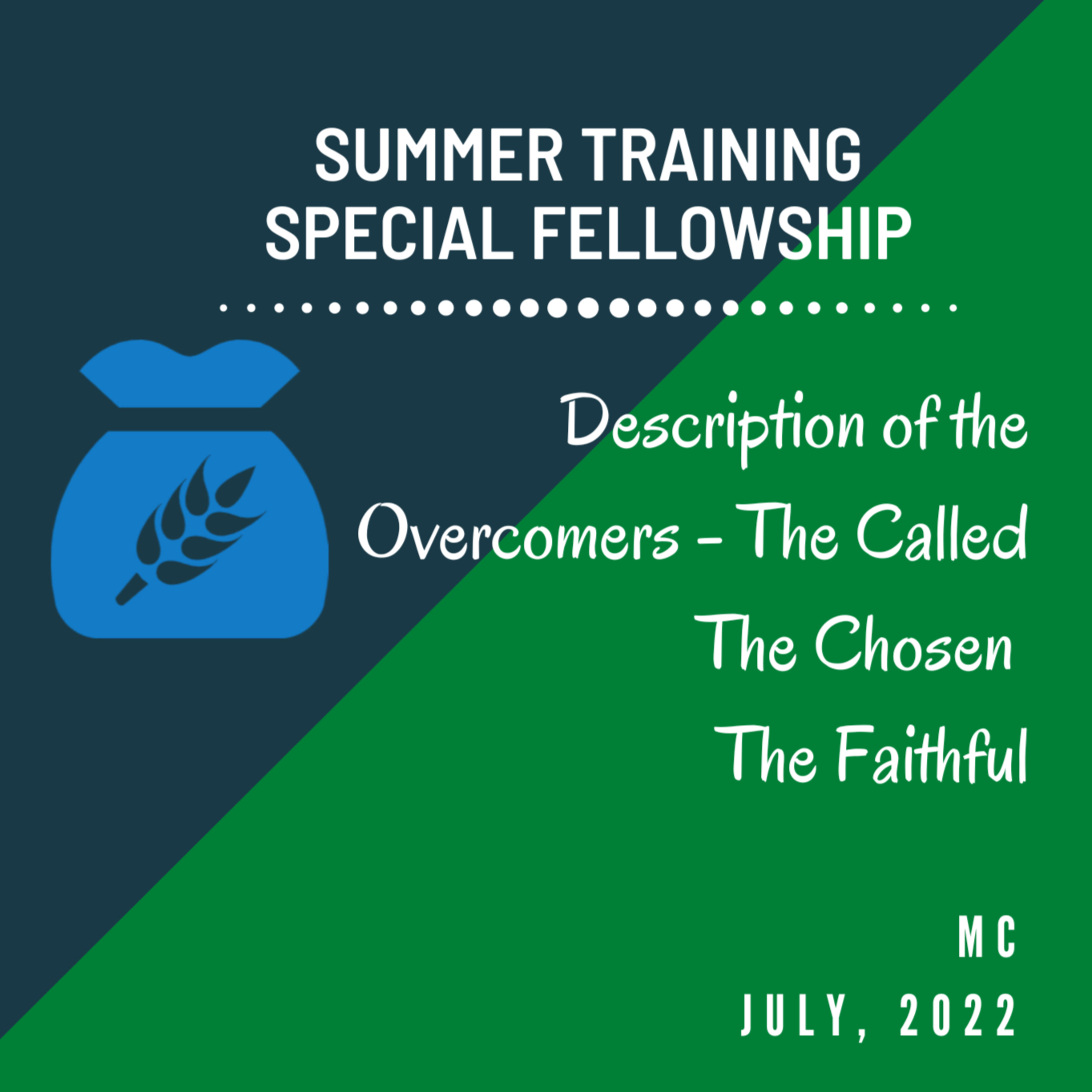 Special Fellowship - Description of the Overcomers - The Called - The Chosen - The Faithful episode artwork